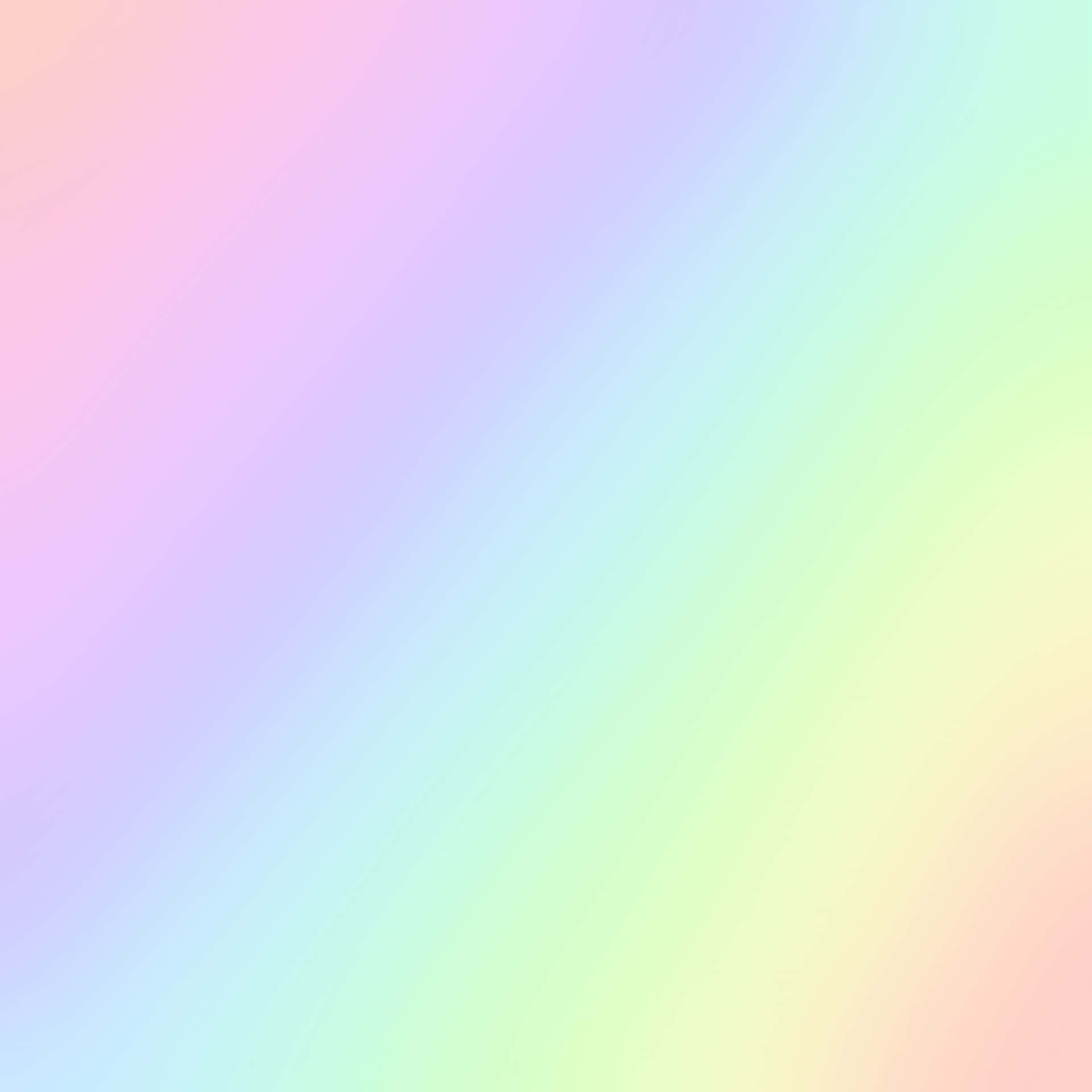 A spectrum of beautiful pastel colors