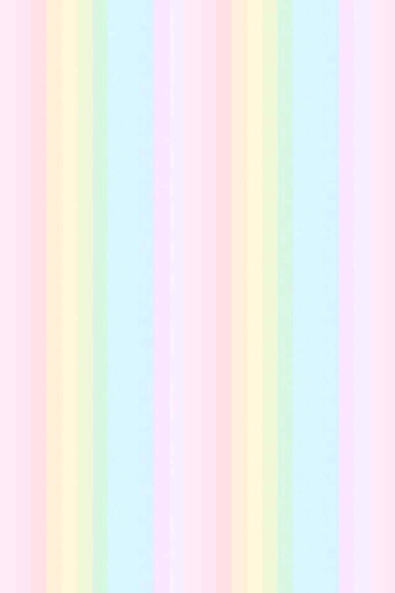 Tilføjen Splash Af Farve Til Dit Skrivebord Med Denne Pastel Rainbow Baggrund.