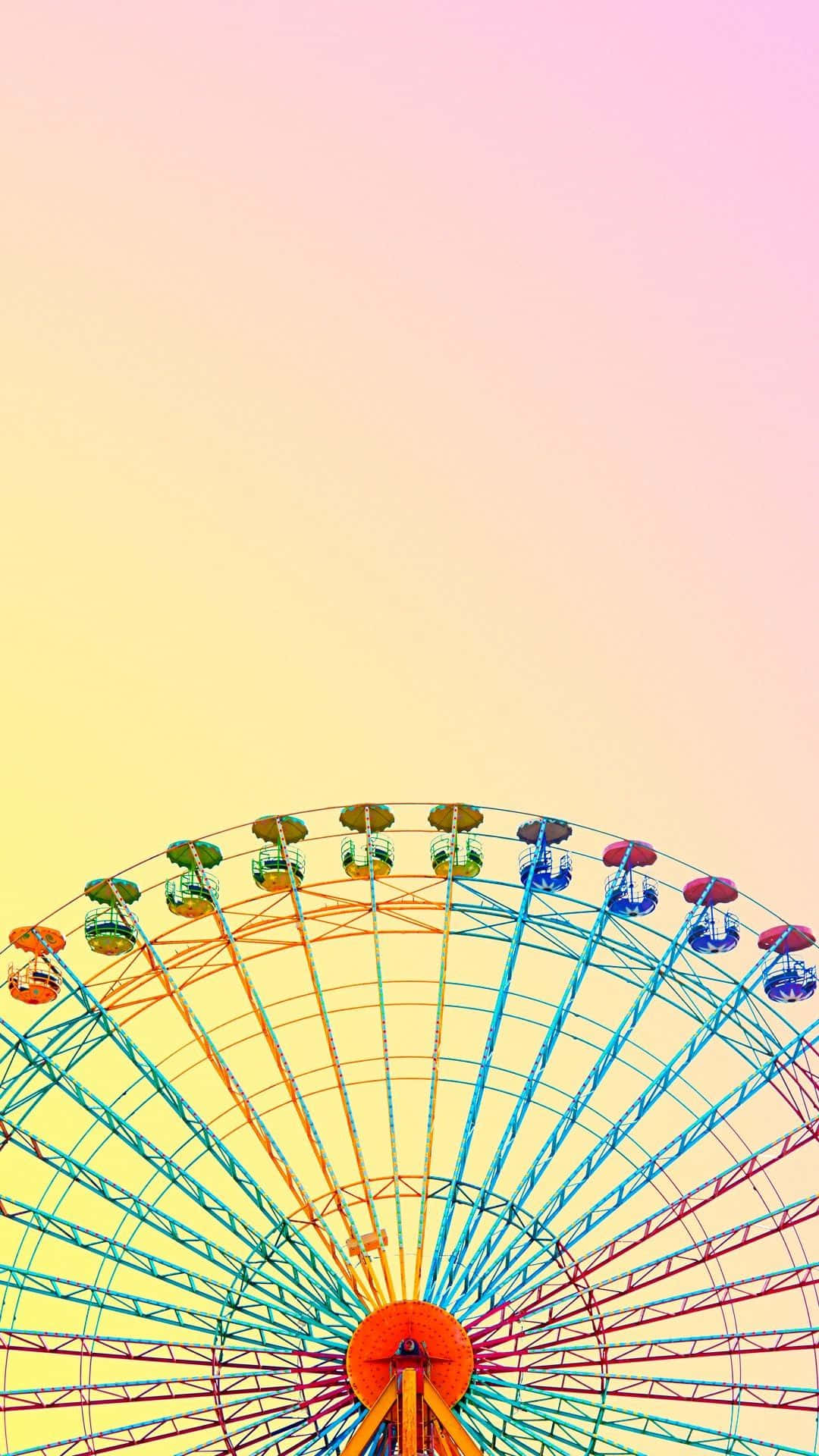 Eineneue Möglichkeit, Sich Auszudrücken: Pastellregenbogen Für Das Iphone Wallpaper