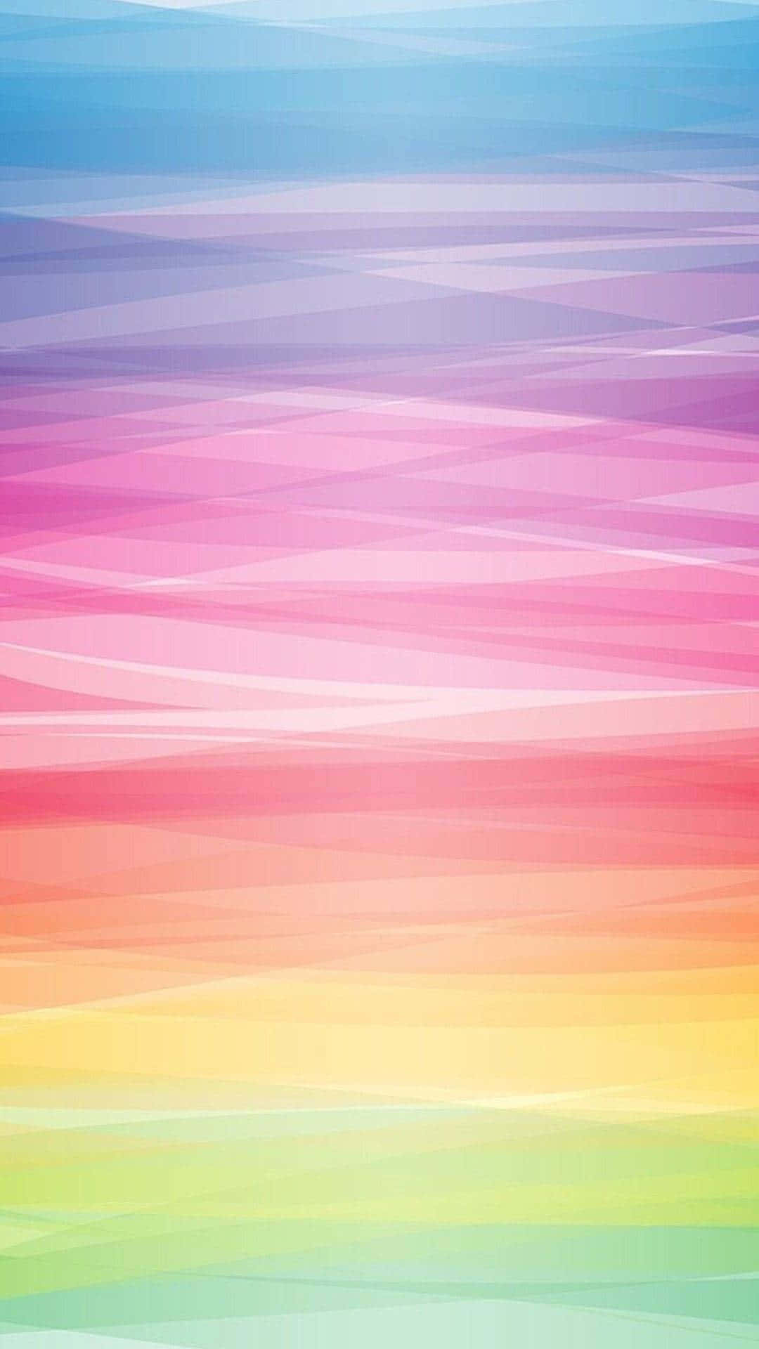 Fange skønheden af ​​en pastelfarvet regnbue med denne forbløffende iPhone tapet. Wallpaper