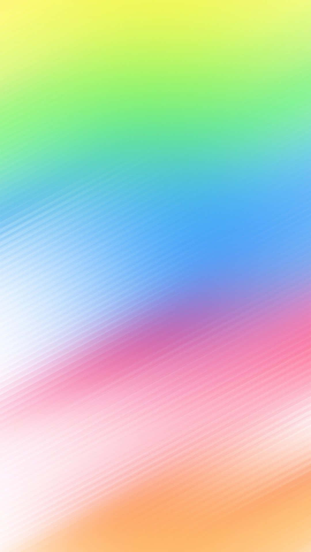 Desatatu Creatividad Con Este Teléfono De Colores Arcoíris. Fondo de pantalla