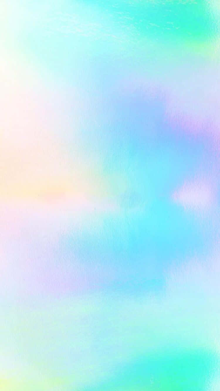 Bliinspirerad Av Denna Pastellfärgade Regnbågs Iphone-bakgrundsbild. Wallpaper