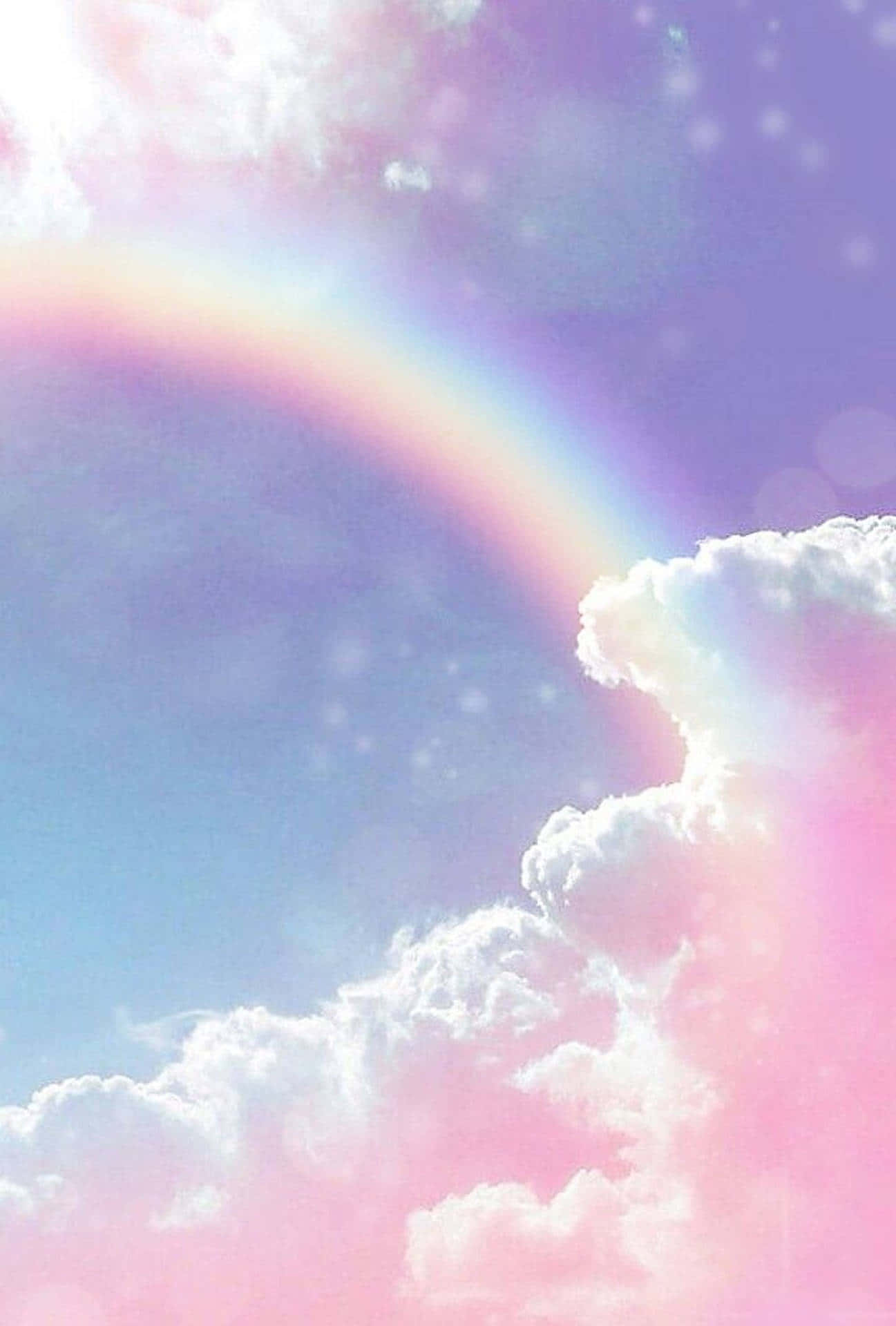 Pastel_ Rainbow_ Sky_ Dreamscape Wallpaper
