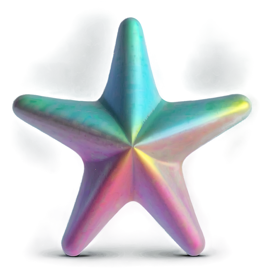 Pastel Rounded Star Png 06132024 PNG