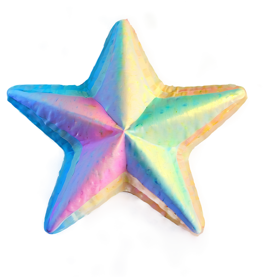 Pastel Rounded Star Png Ejs PNG