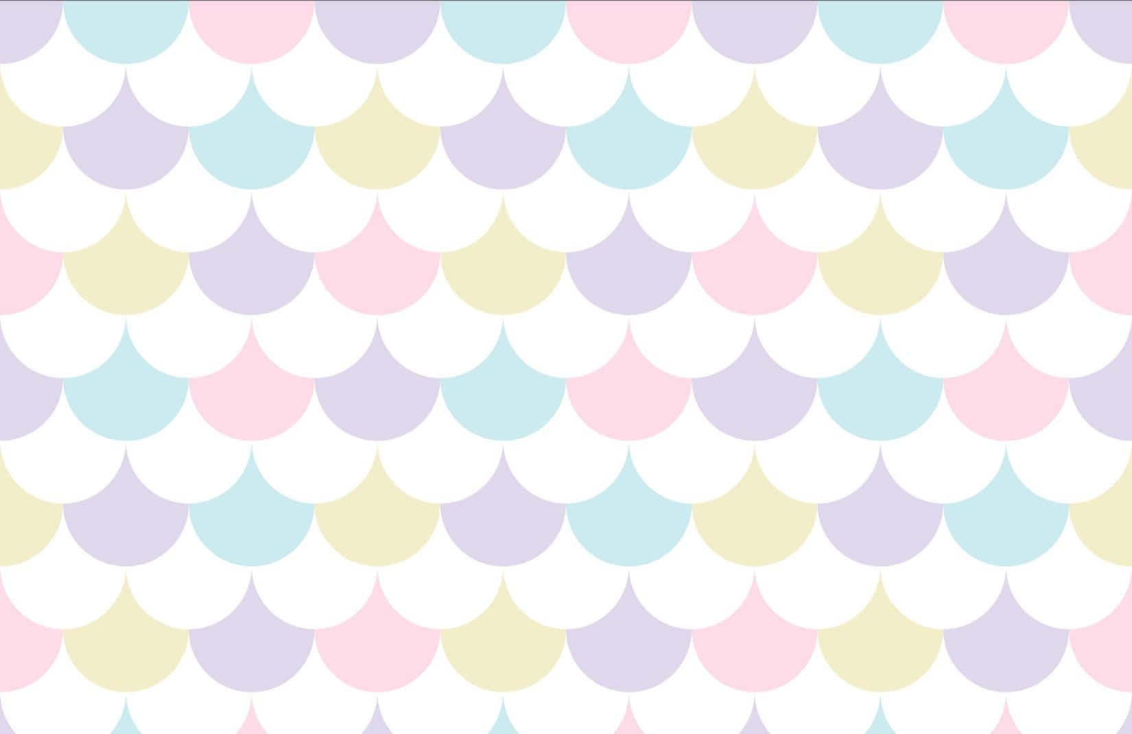 Pastel Scale Pattern Background Wallpaper