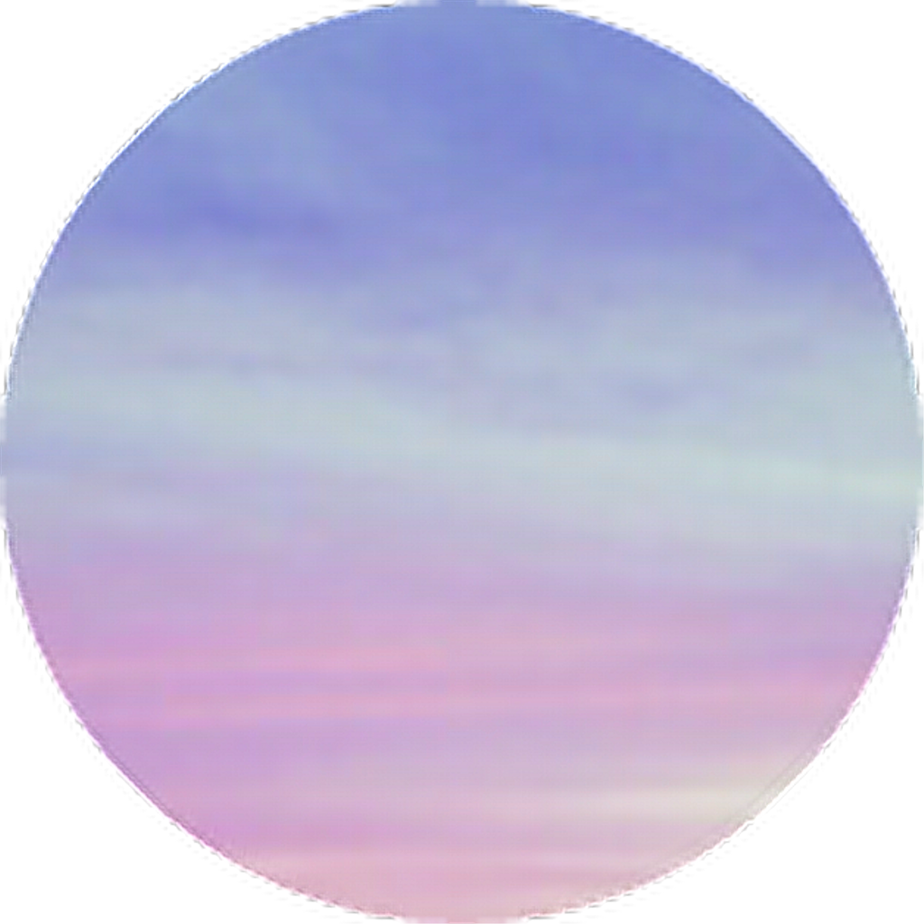 Pastel Sky Circle Background PNG