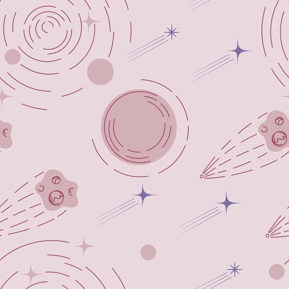 Pastel_ Space_ Pattern_ Background Wallpaper