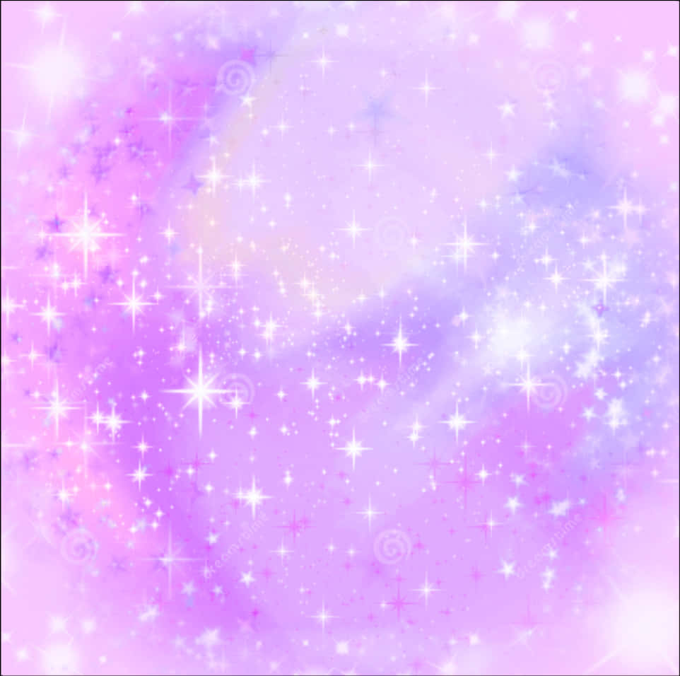 Pastel Sparkle Fantasy Background PNG