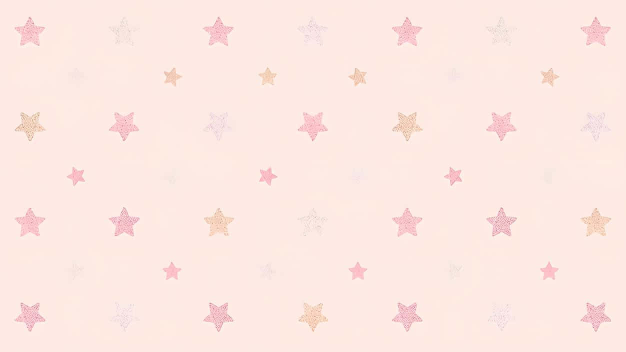 Pastel Star Pattern Background Wallpaper