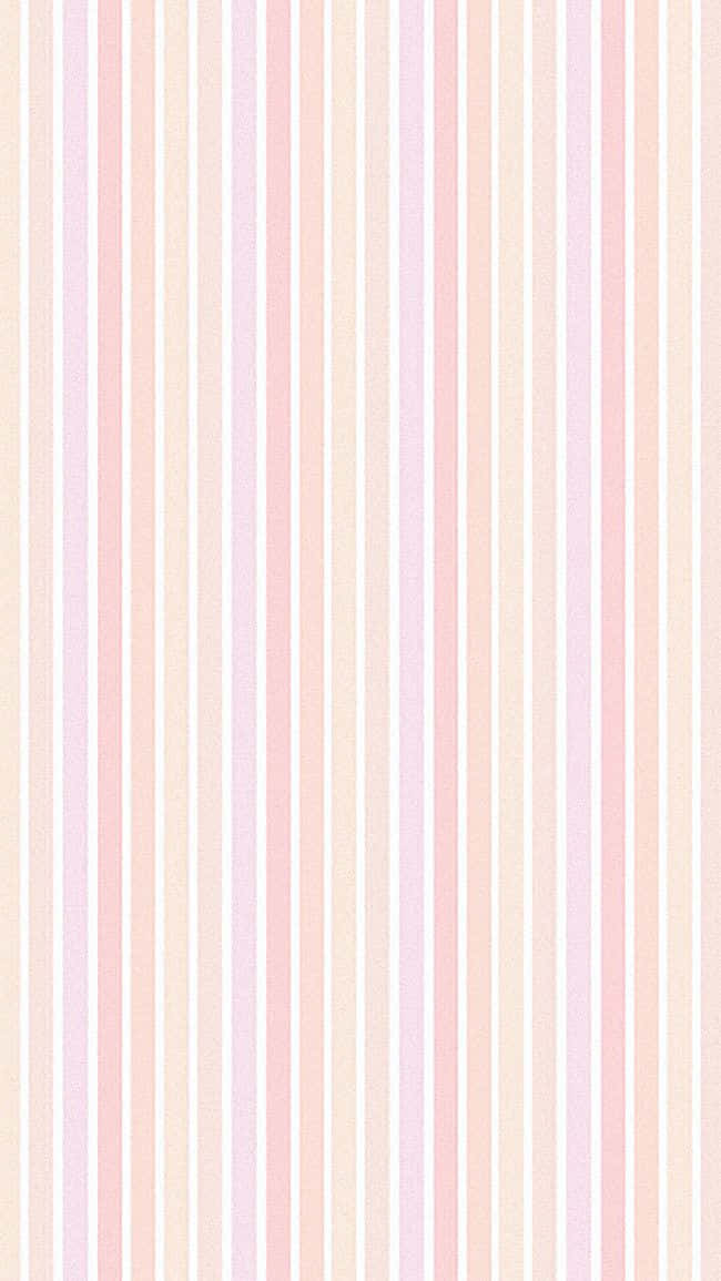 Create sun-soaked vibes in your home with this mellow pastel striped wallpaper Wallpaper