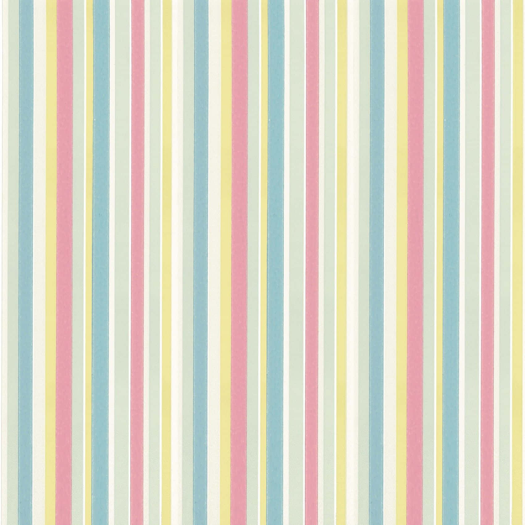 A Pink, Blue And Yellow Striped Wallpaper Wallpaper
