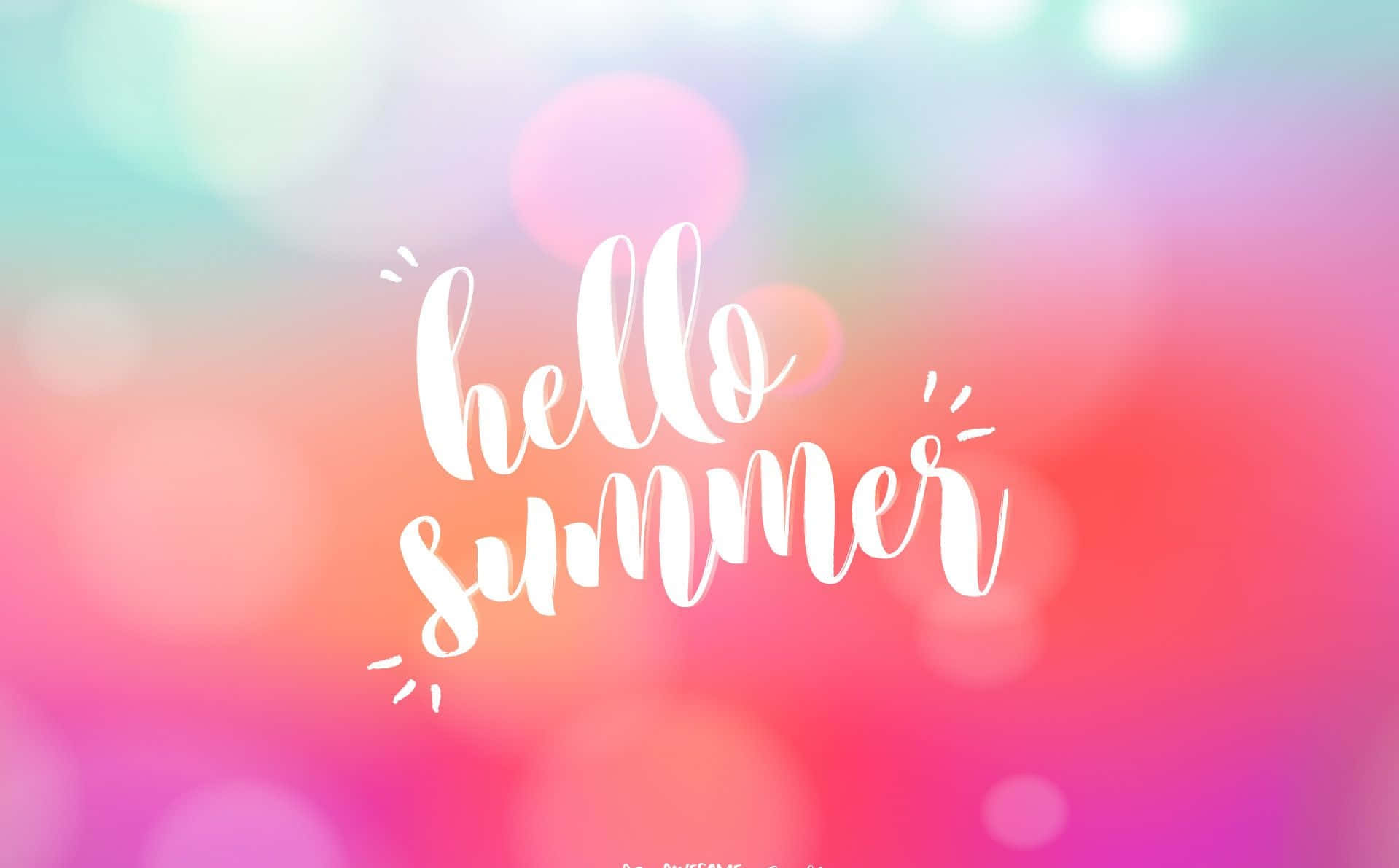 Nyd de farverige syne af sommer med denne livlige tapet. Wallpaper