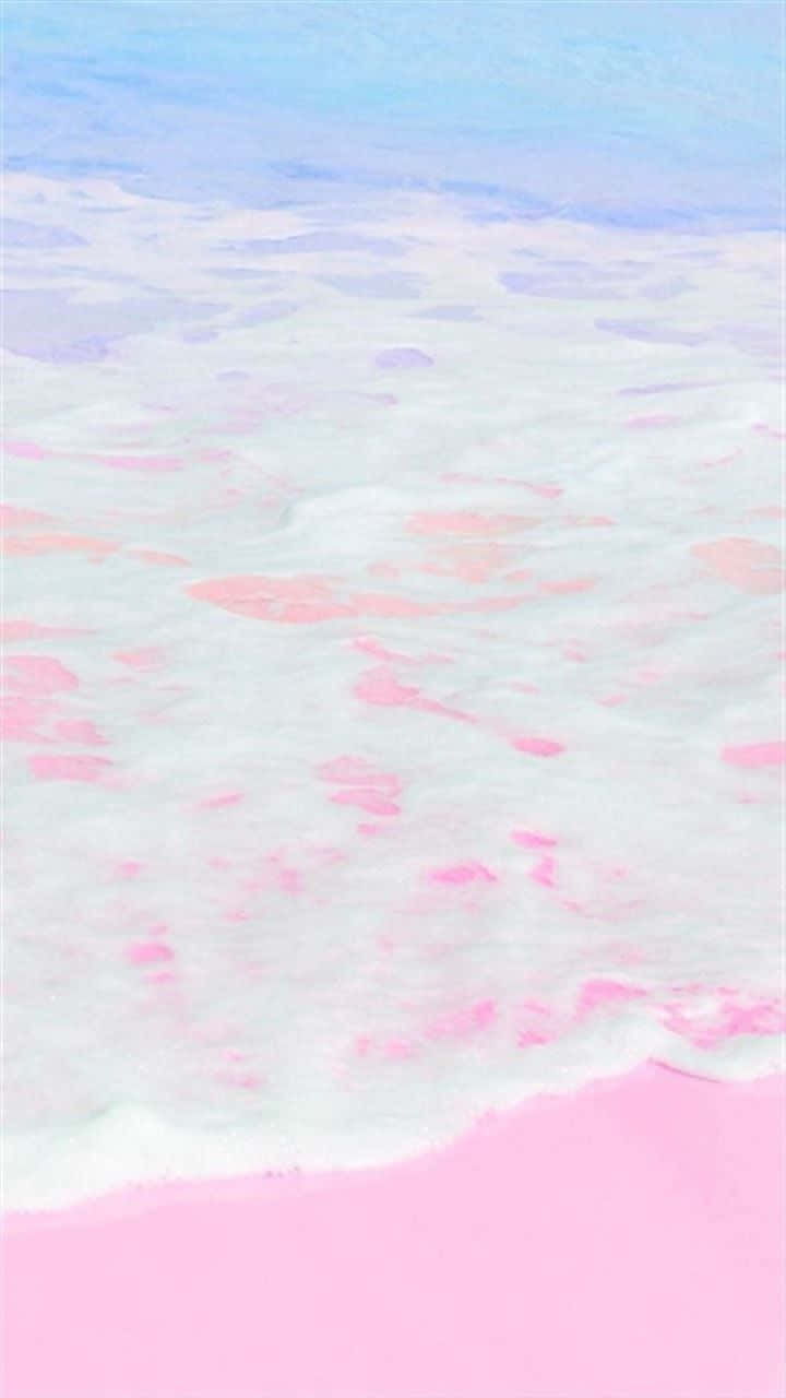Cute Pink Pastel Summer Sand Wallpaper
