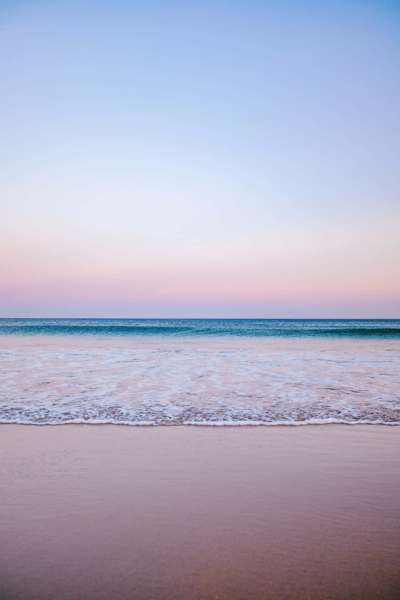 Pastel Sunset Beach Serenity.jpg Wallpaper