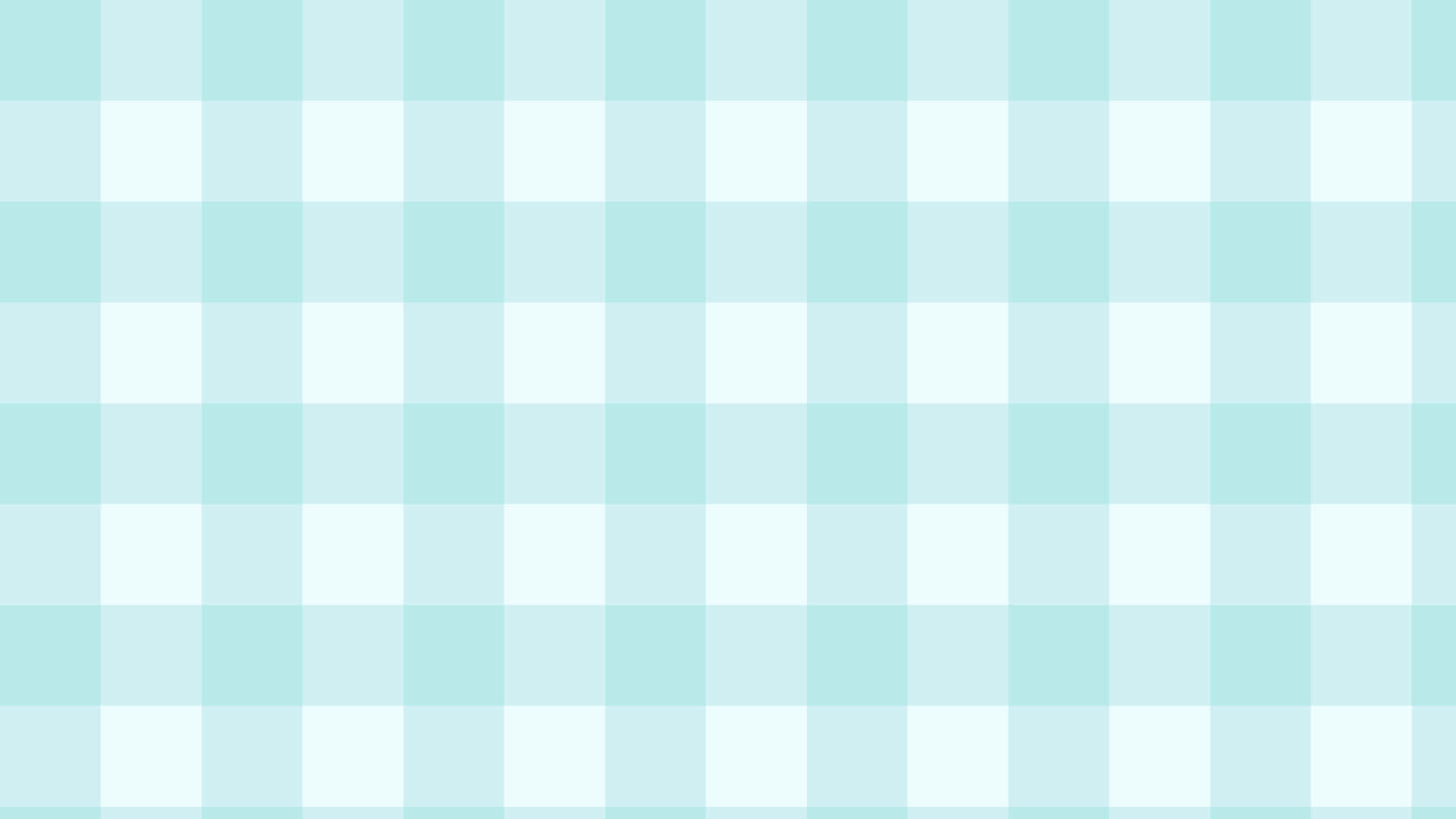 Pastel Teal Checkered Pattern Wallpaper