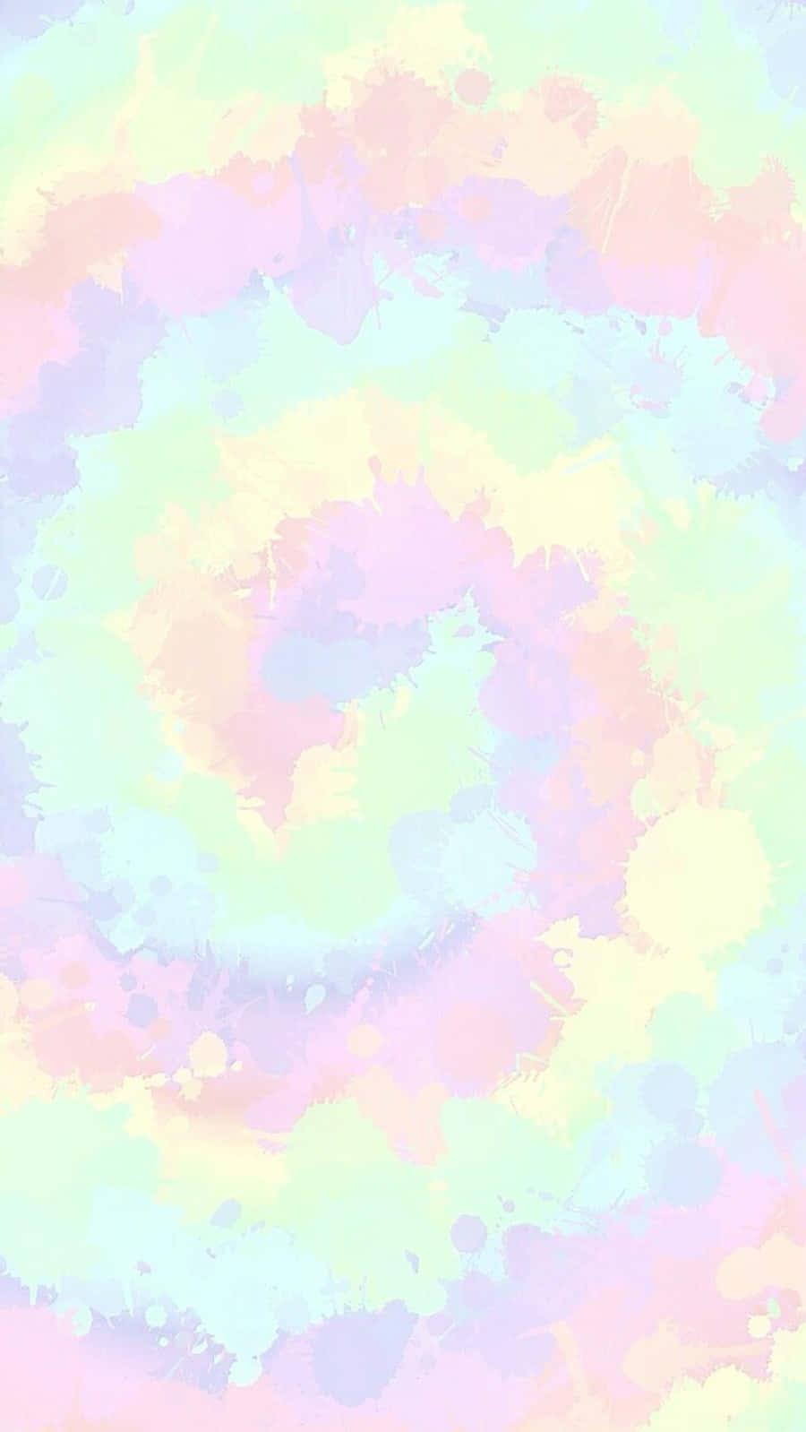 Tight Spiral Rainbow Spiral Pastel Tie Dye Background
