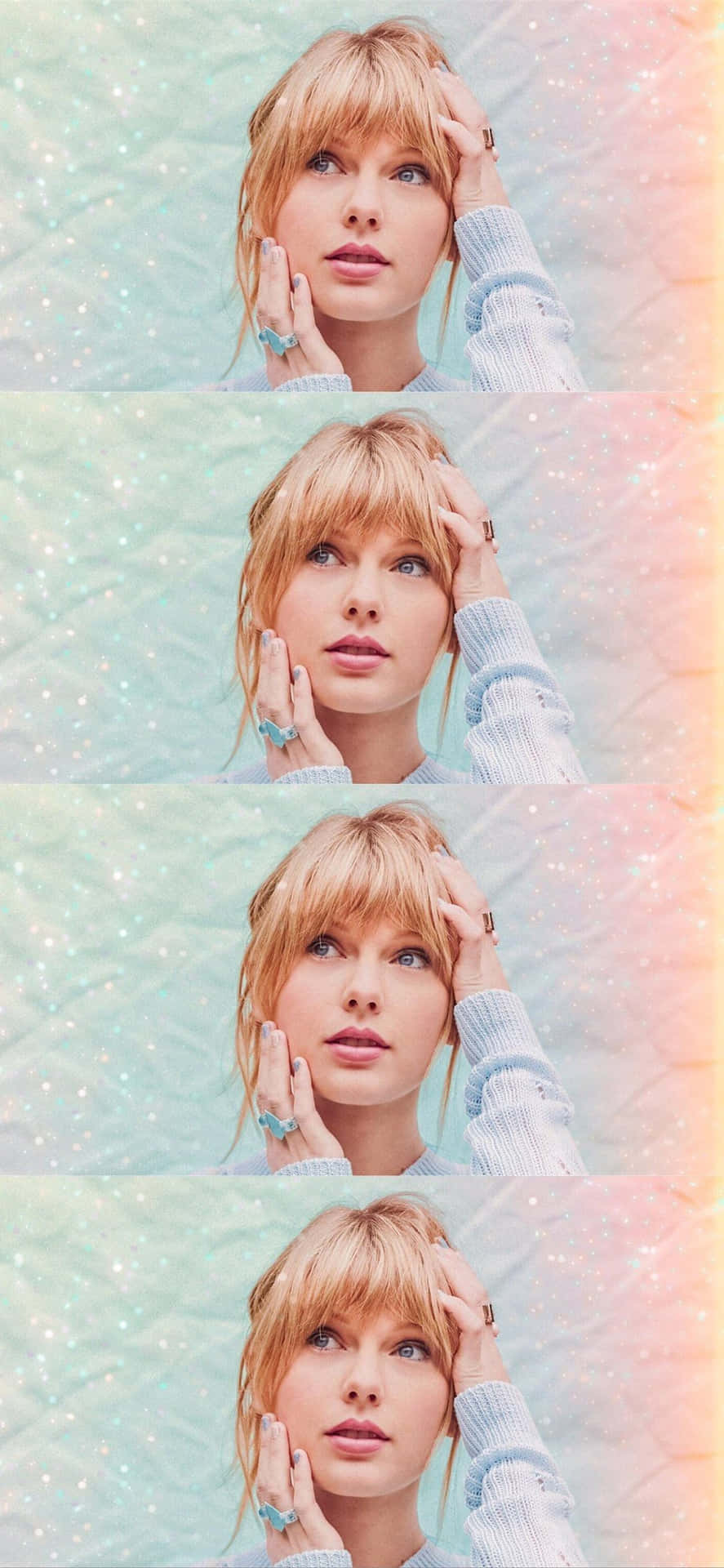 Pastel Triptych Taylor Swift Wallpaper