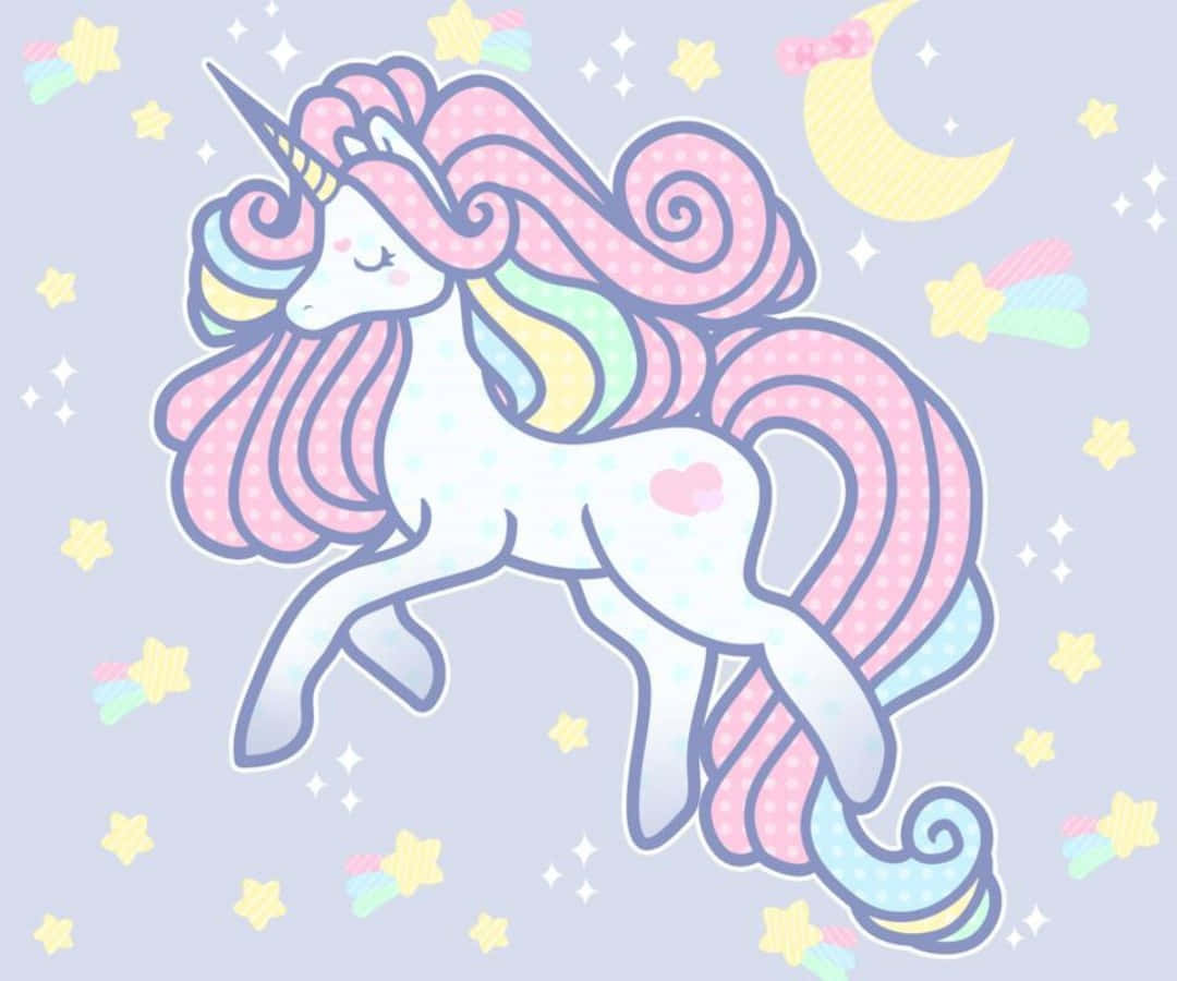 Magical and Colorful Pastel Unicorn
