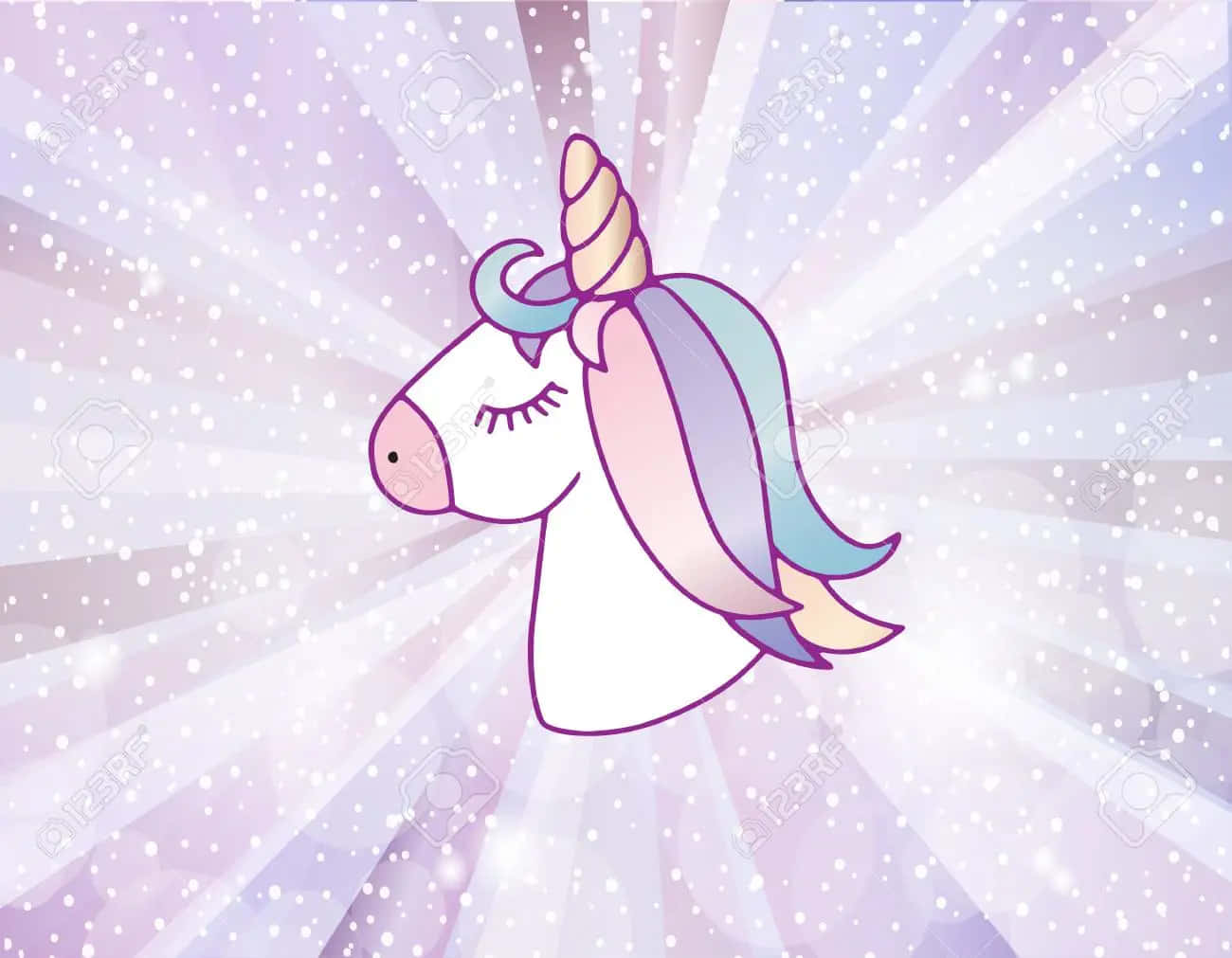 Download Pastel Unicorn Wallpaper 