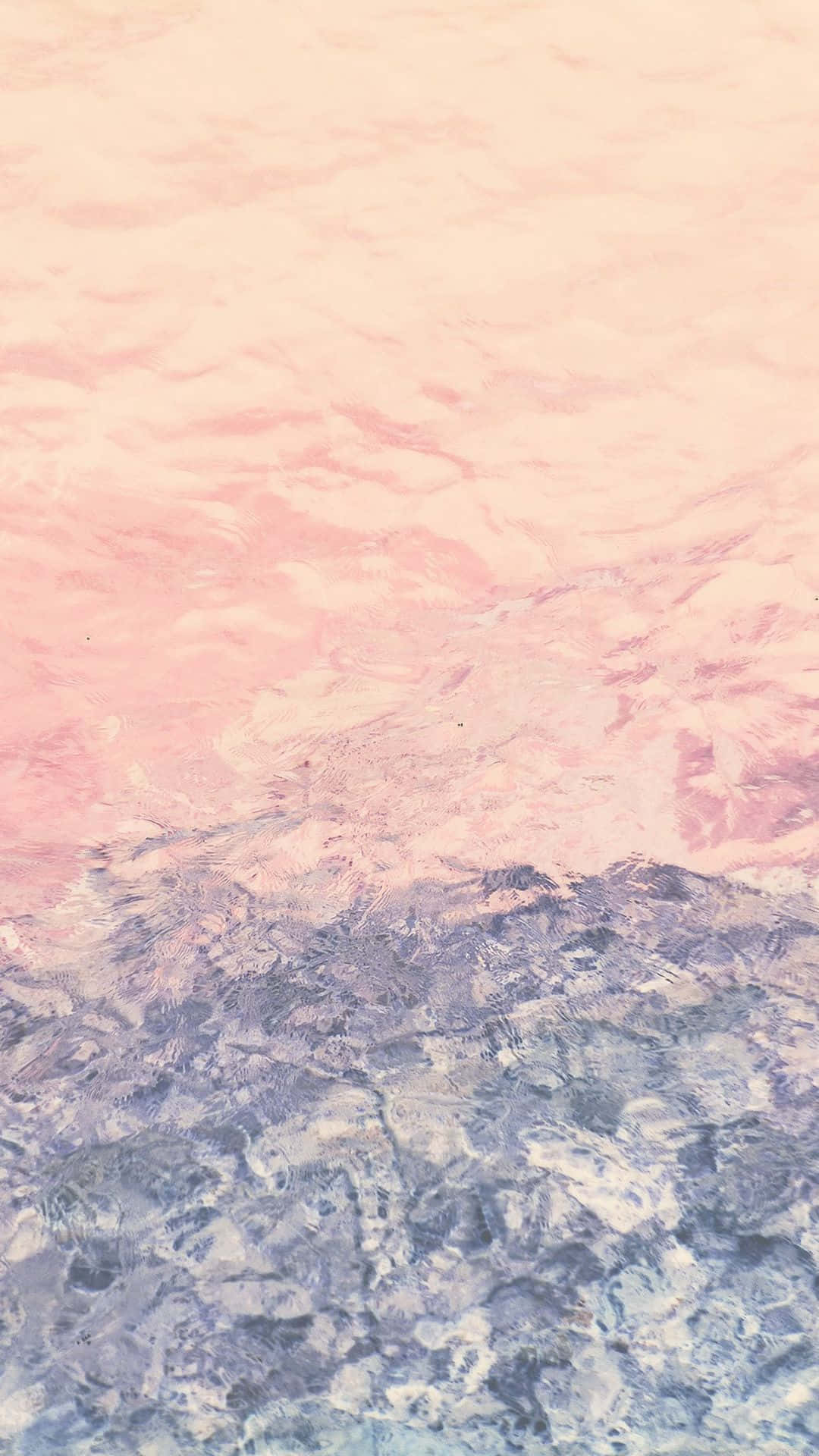 A Pink And Blue Watercolor Background With Water Wallpaper
