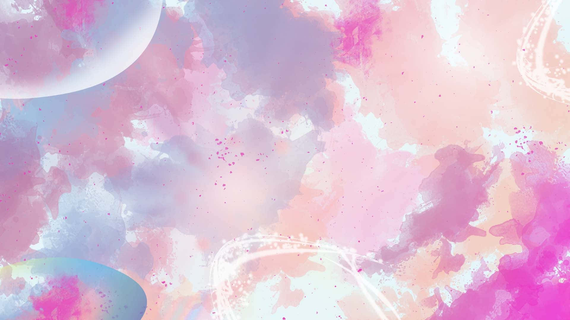 Vibrant, Colorful Pastel Watercolor Background