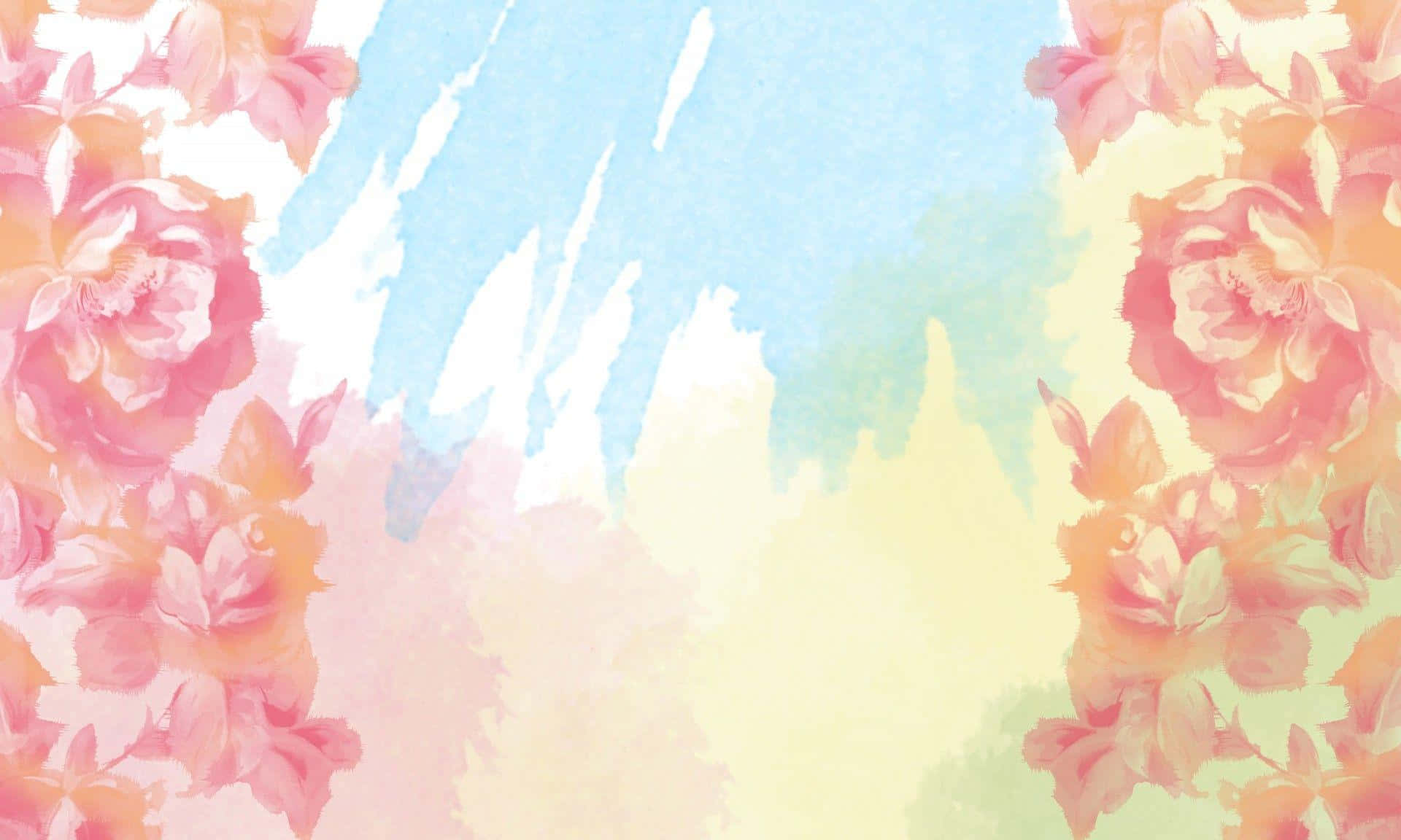 Enjoy the calming beauty of a pastel watercolor background
