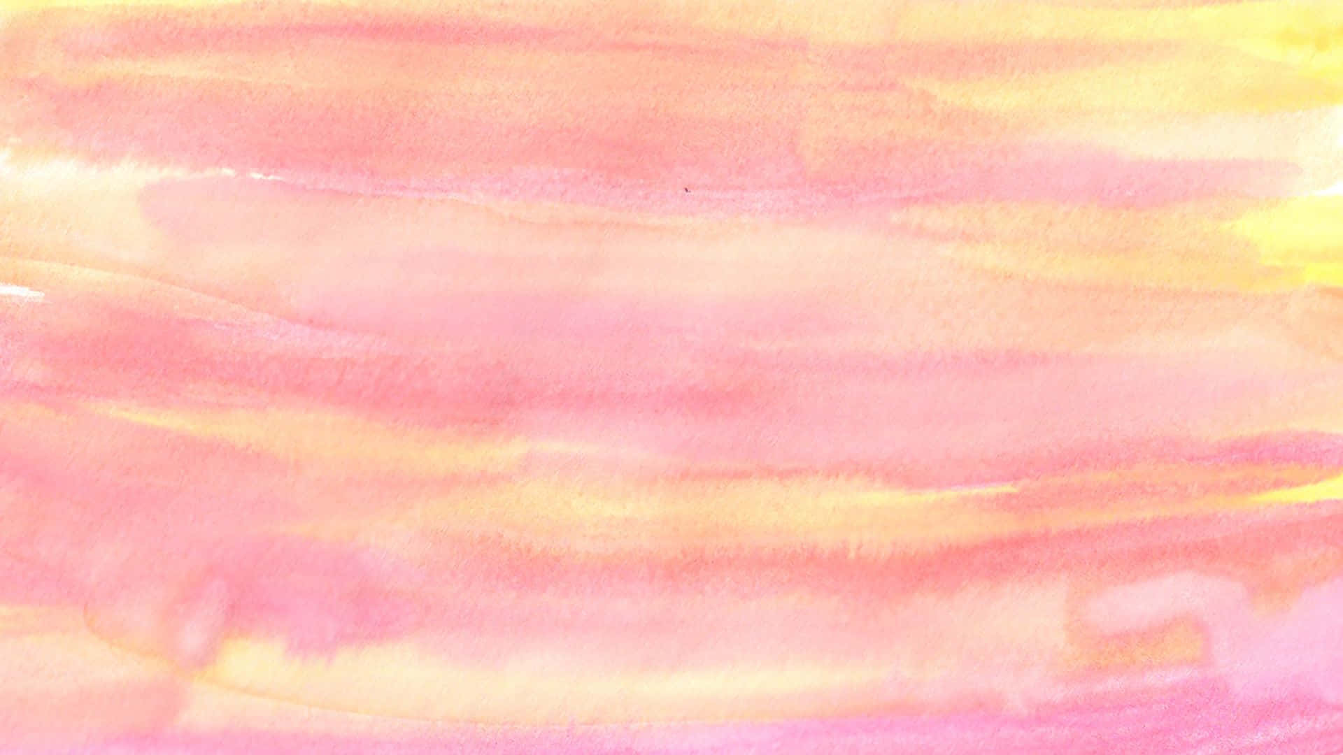 Sfondoacquerello - Dipinto Ad Acquerelli Rosa E Giallo