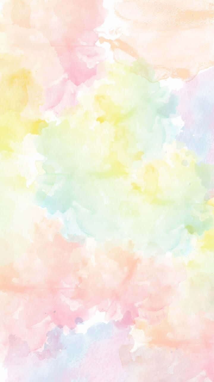 Pastel Colors Watercolor Background Wallpaper