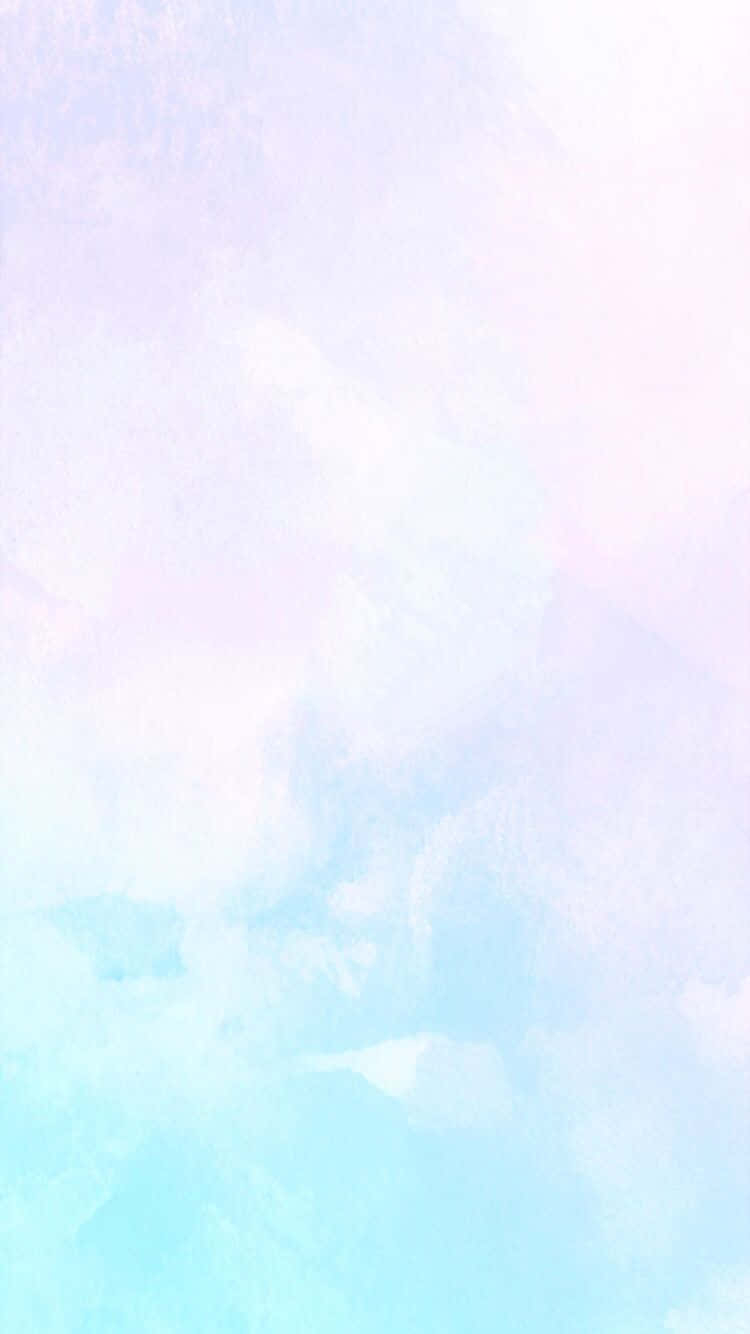 Pastel Watercolor Clouds Background Wallpaper