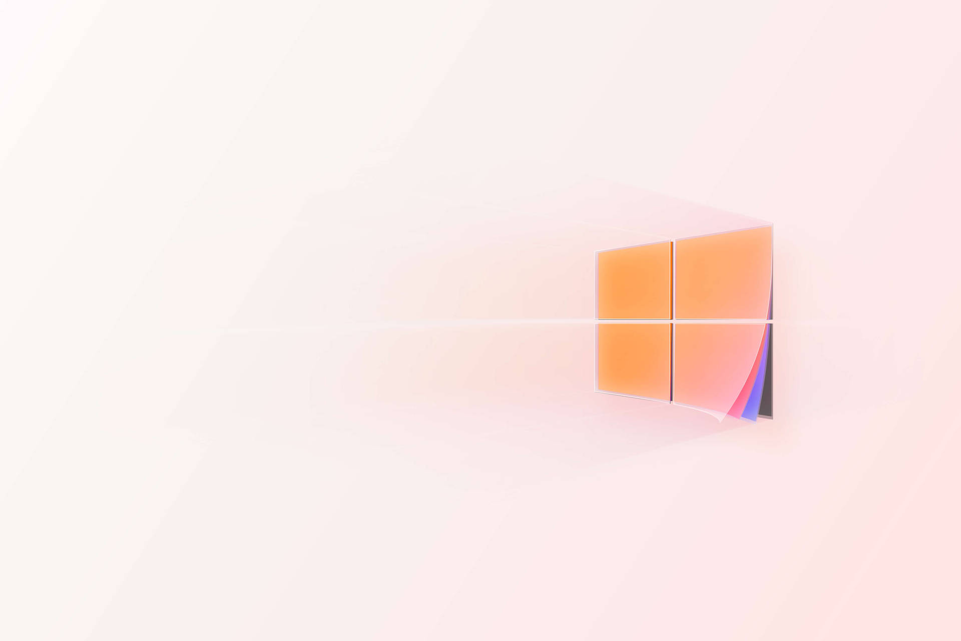 Pastel Windows 10 HD-skrifttype. Wallpaper