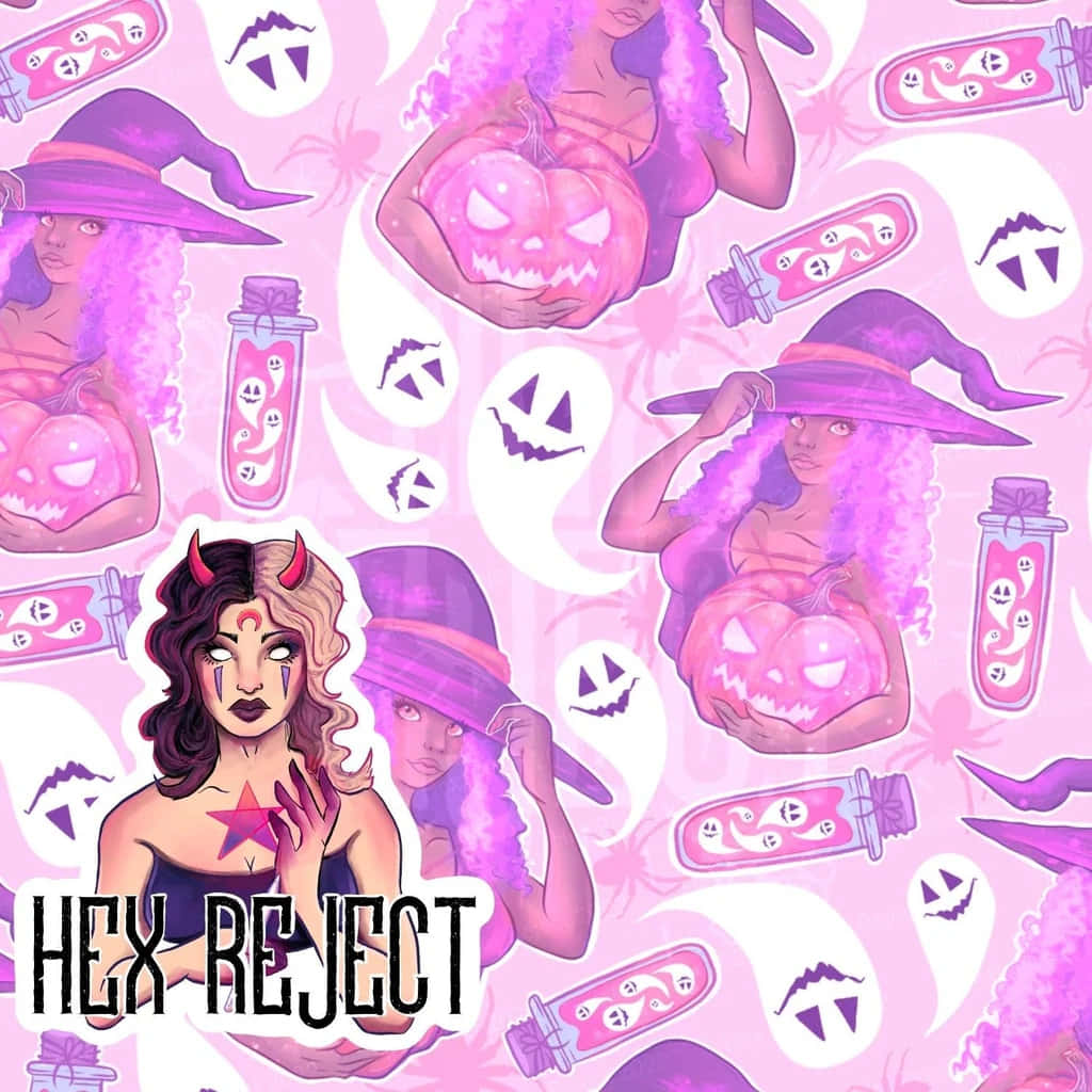 Pastel_ Witch_ Aesthetic_ Collage Wallpaper