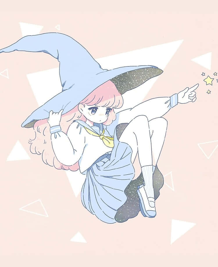 Pastel Witch Fabric Wallpaper and Home Decor  Spoonflower