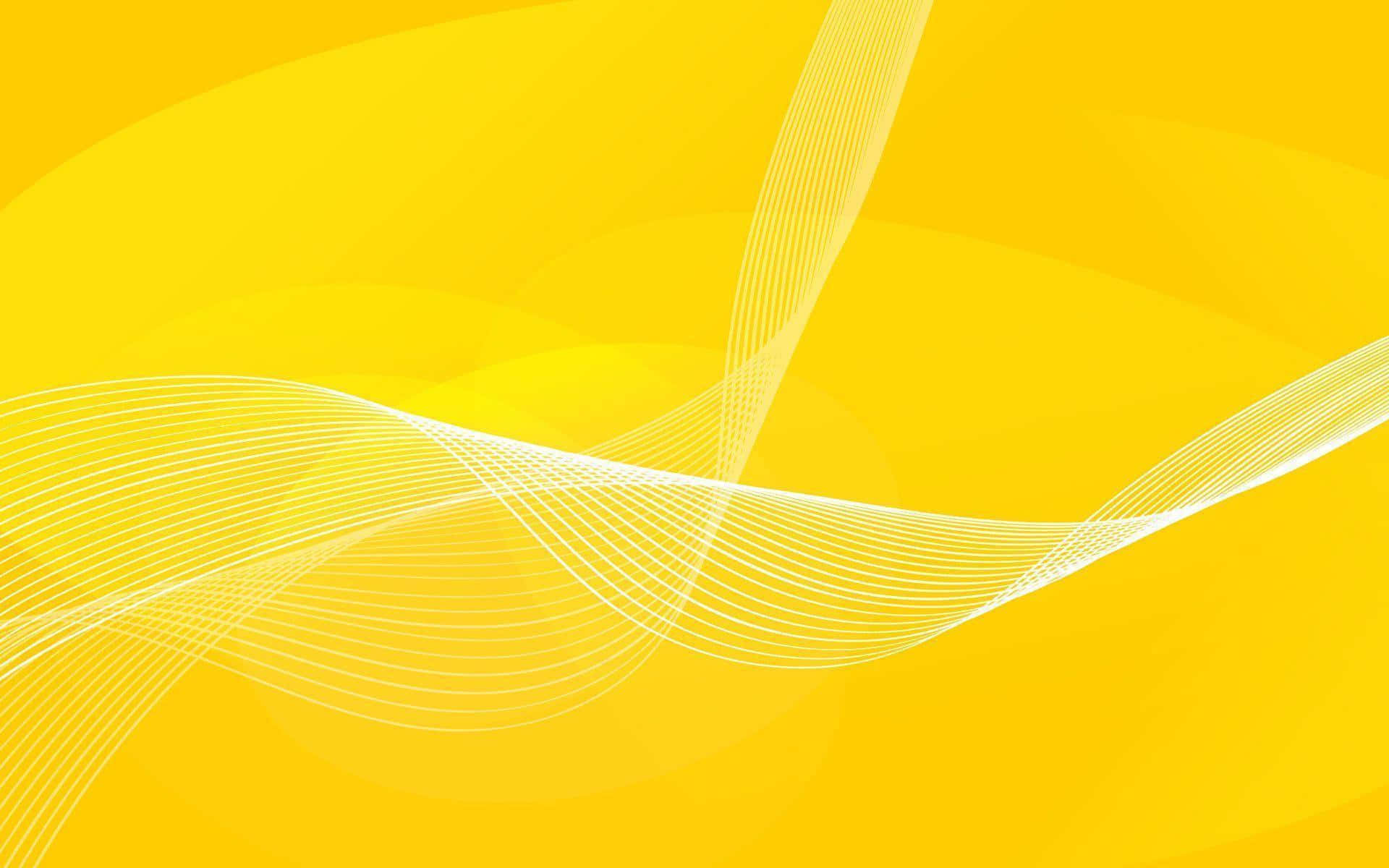 Get Productive on the Bright and Colorful Pastel Yellow Laptop Wallpaper