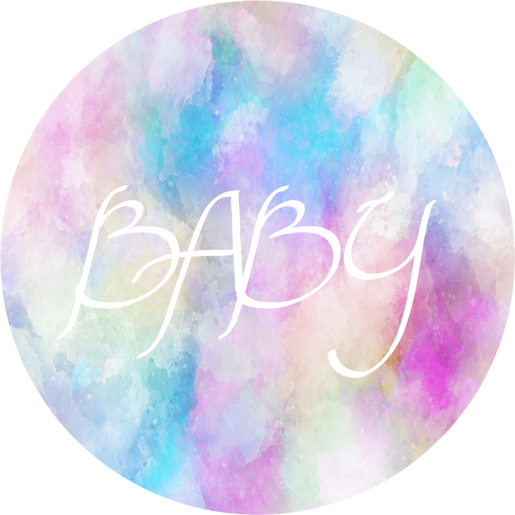 Pastel_ Circle_with_ Baby_ Text PNG