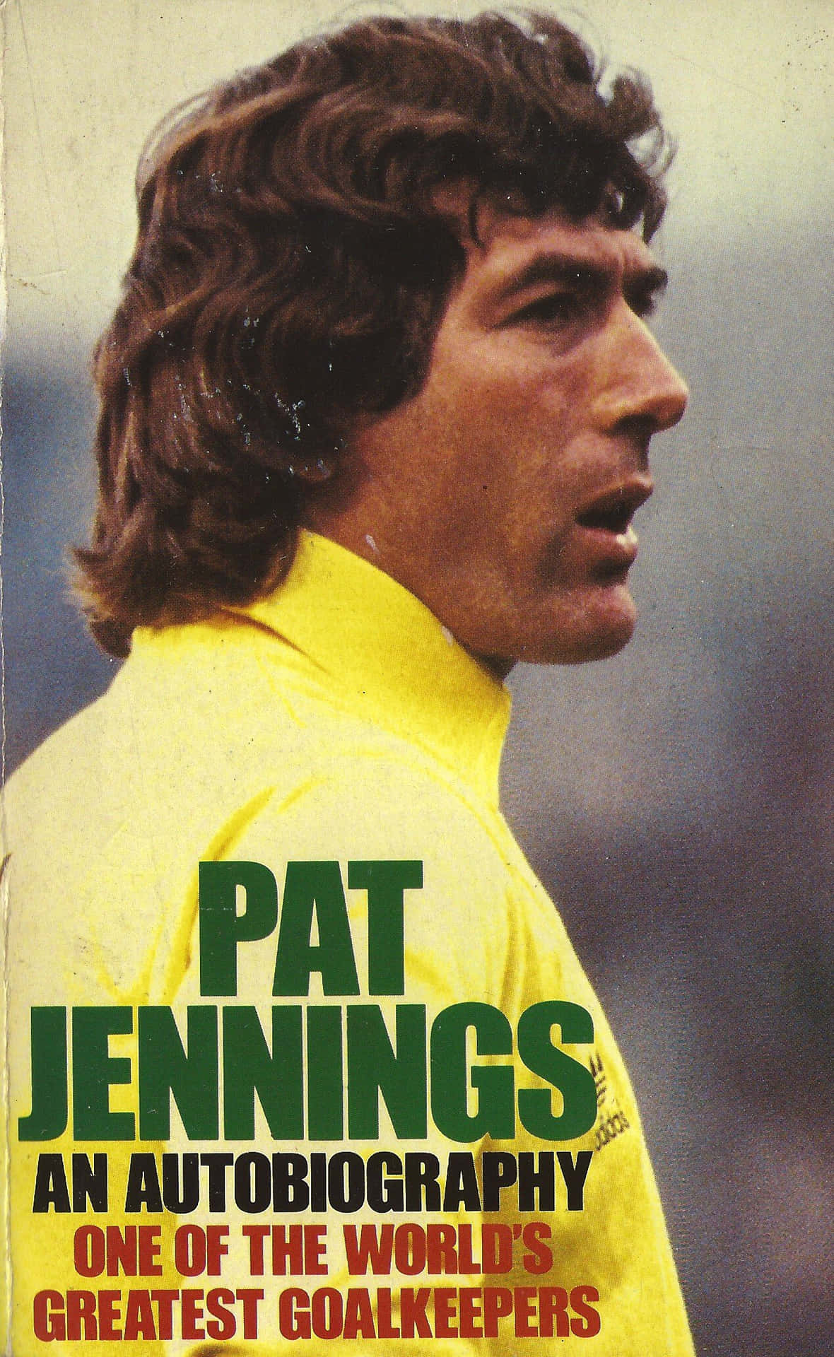 Pat Jennings An Autobiography Book Cover Background