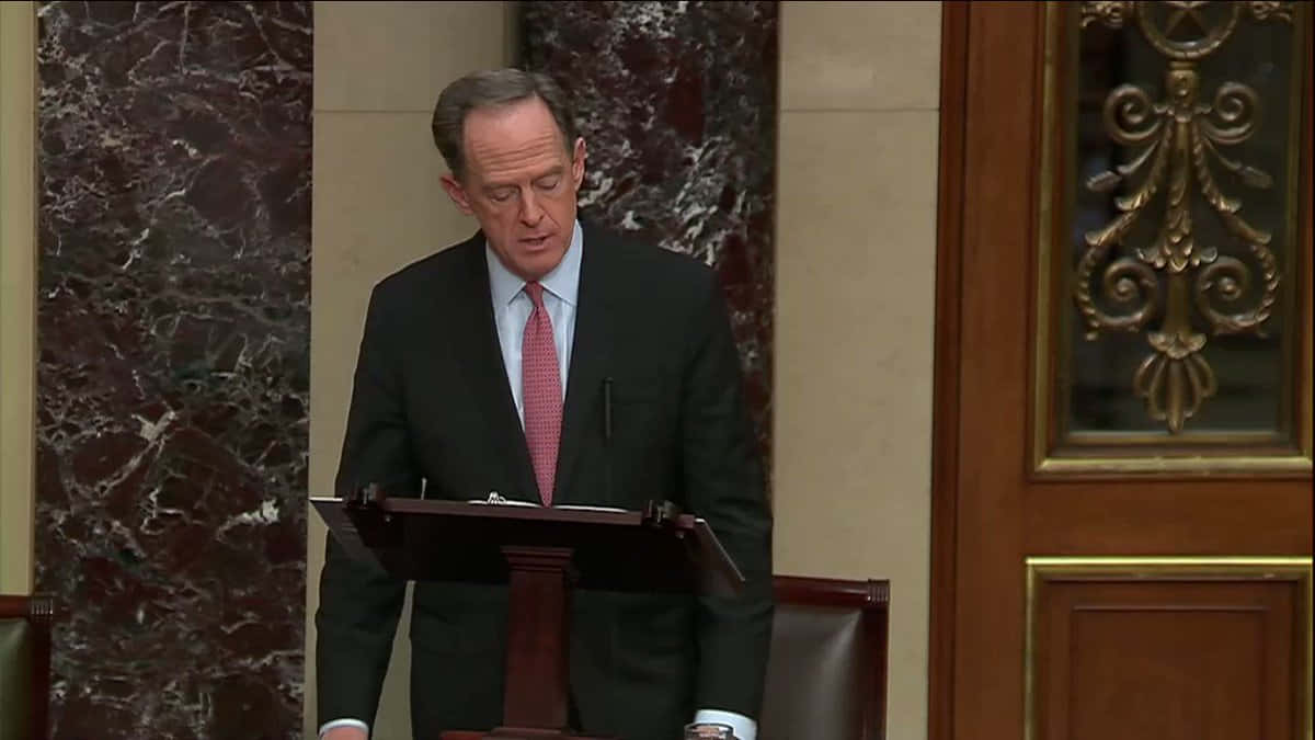 Pat Toomey In Senate Chamber Picture