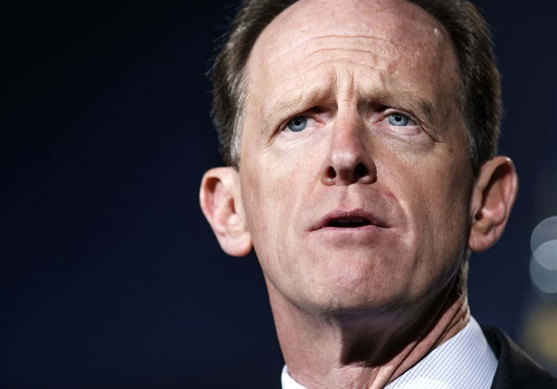 Pat Toomey in Thoughtful Pose Wallpaper