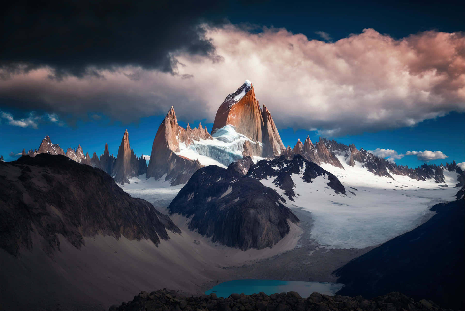 Njutav Ren Natur Med Ett Besök I Patagonien