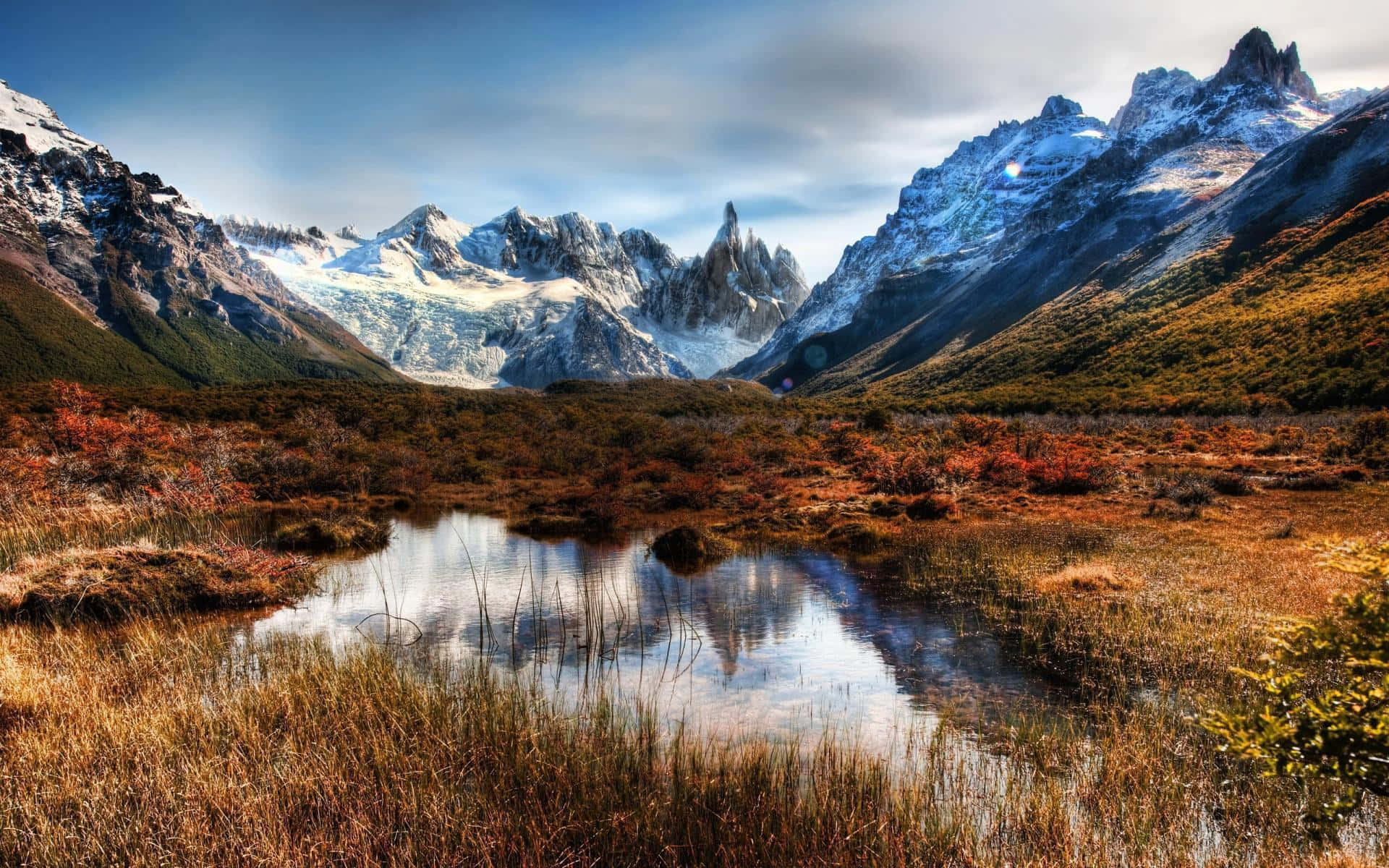 Vackerlandskapsbild Från Patagonien
