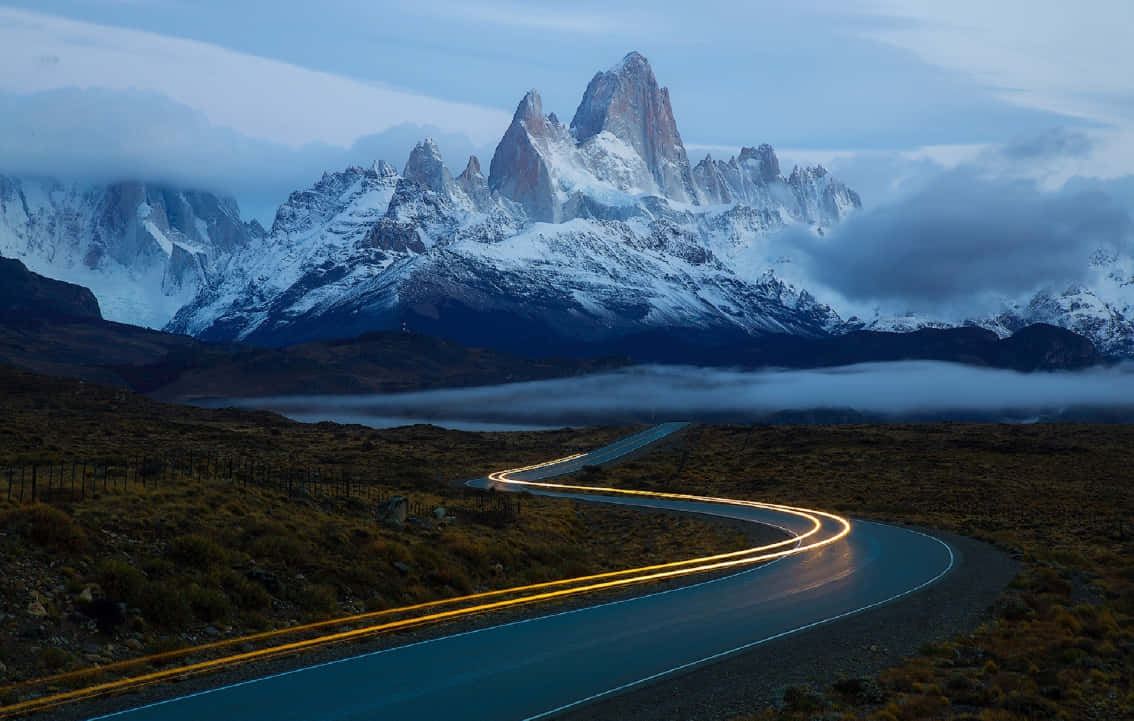 Billedenyd En Fejlfri Dag I Patagonien.