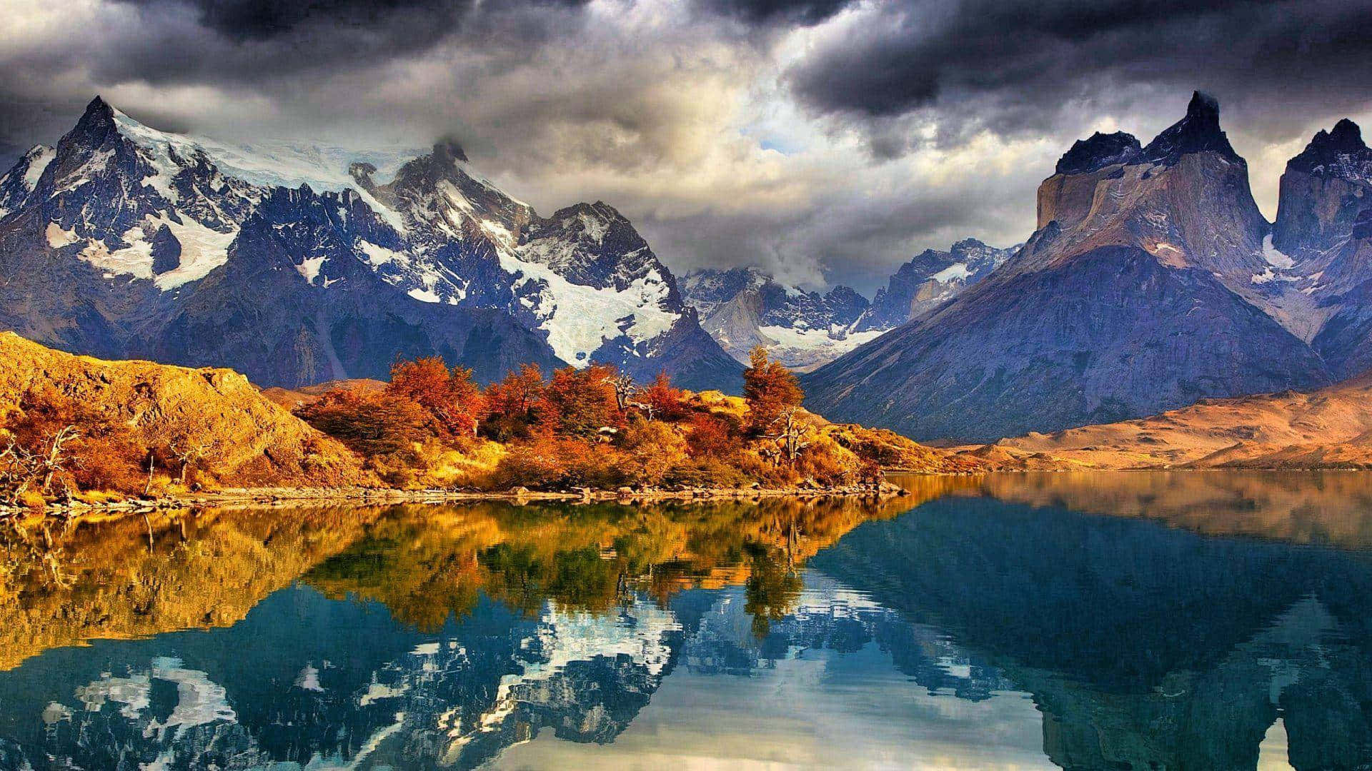 Utforskaden Orörda Naturen I Patagonien