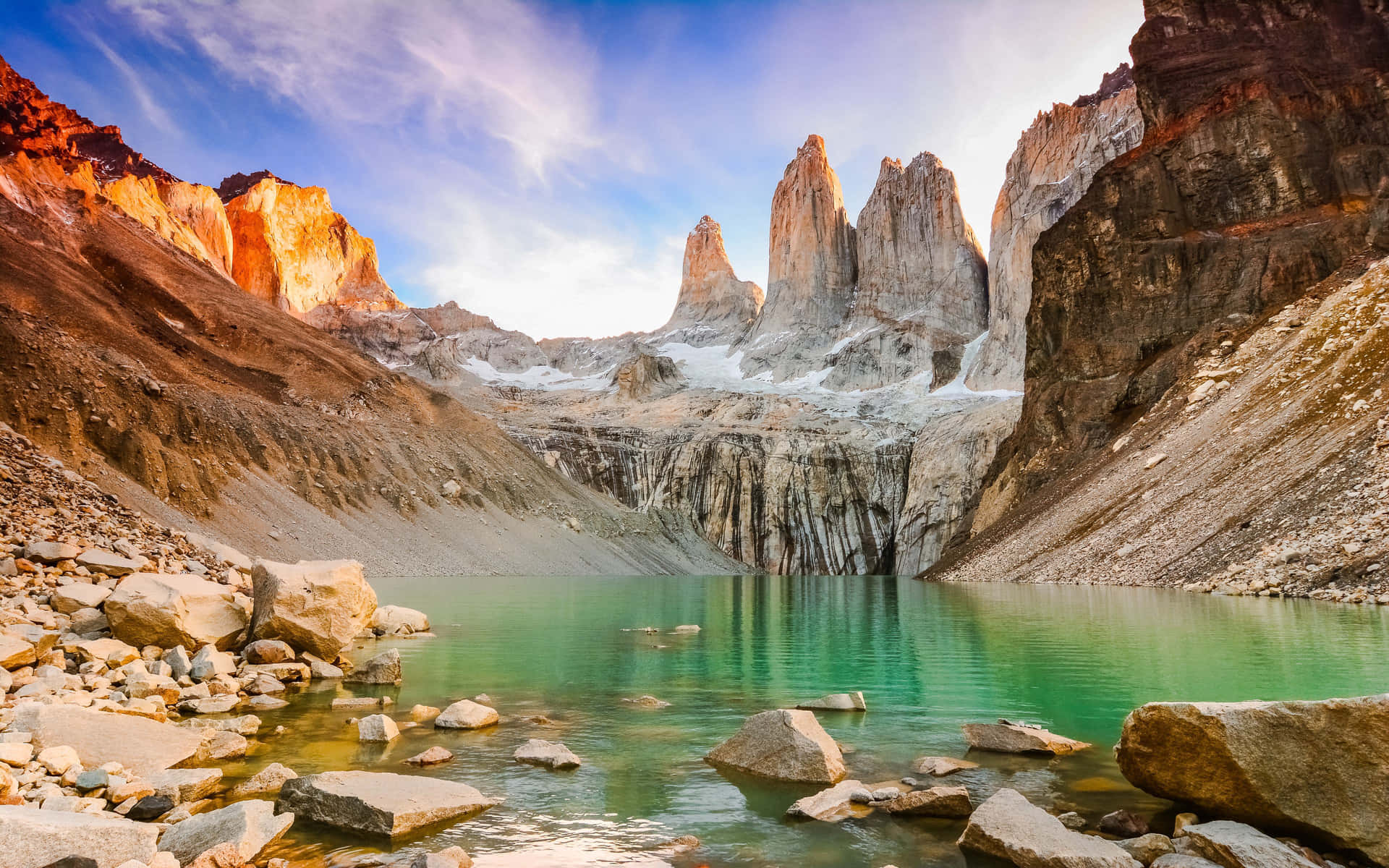 Udforskden Robuste Skønhed I Patagonien.