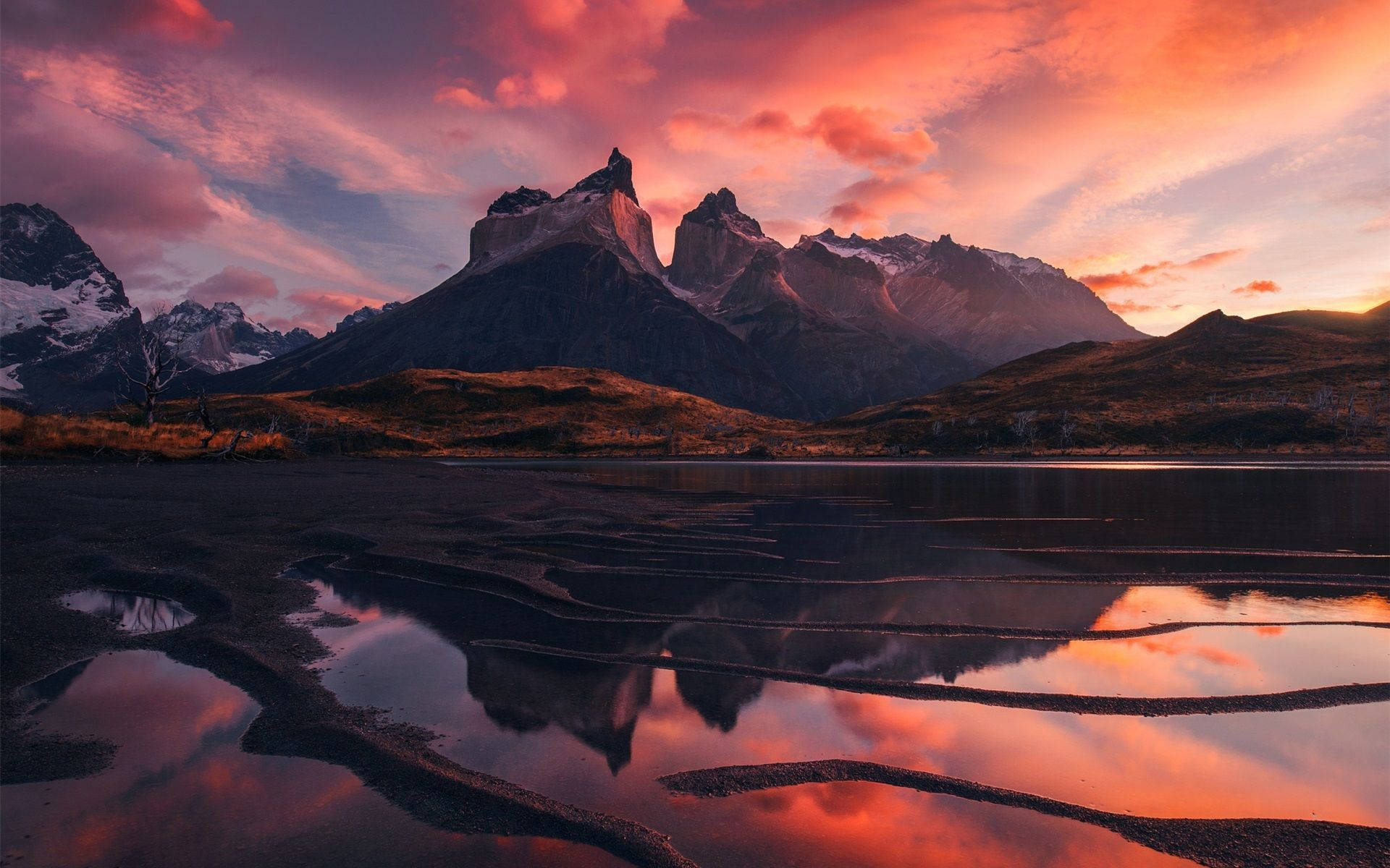 Patagonia Burning Orange Skies