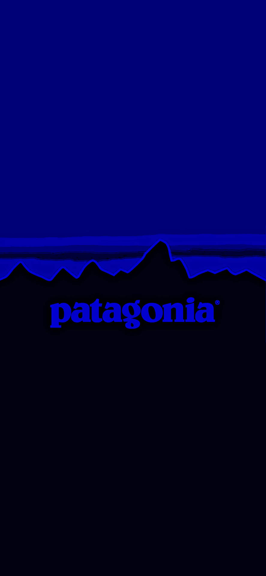 Patagonia Dark Blue Logo Wallpaper