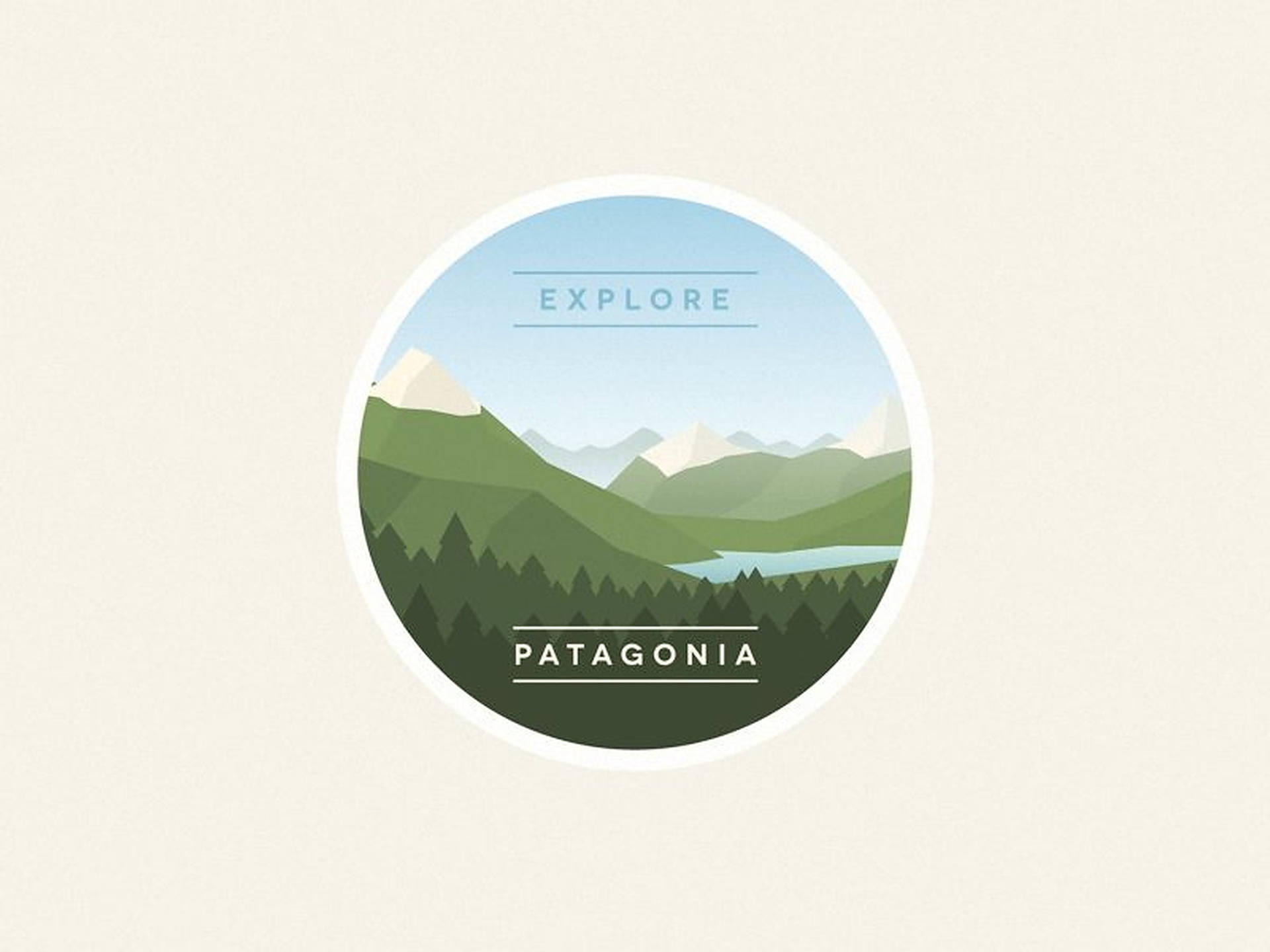 Patagonia Explore Logo Wallpaper