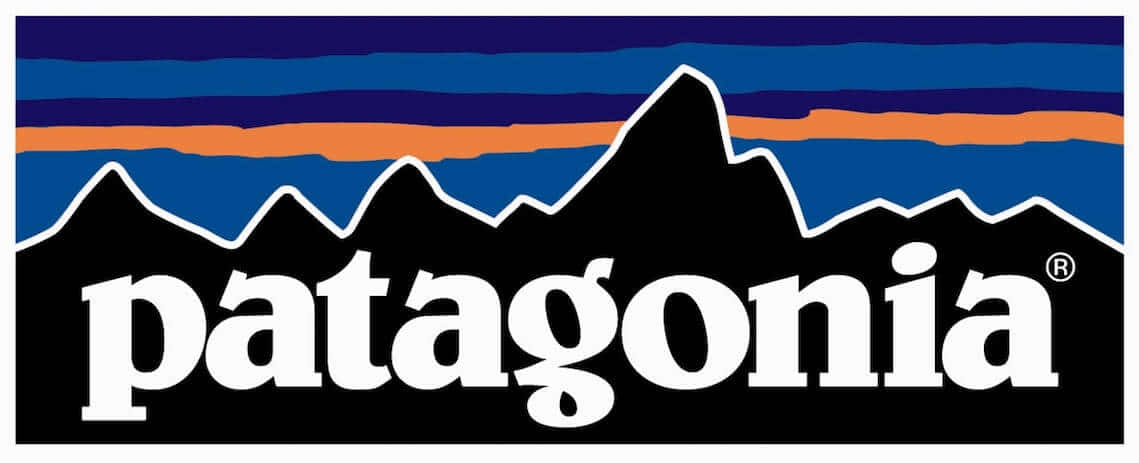 Hintergrundmit Patagonia Logo.