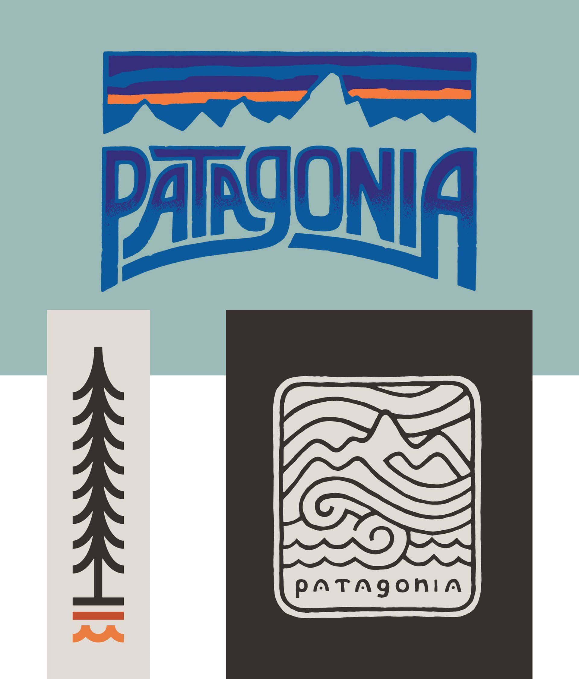 Hintergrundmit Patagonia-logo