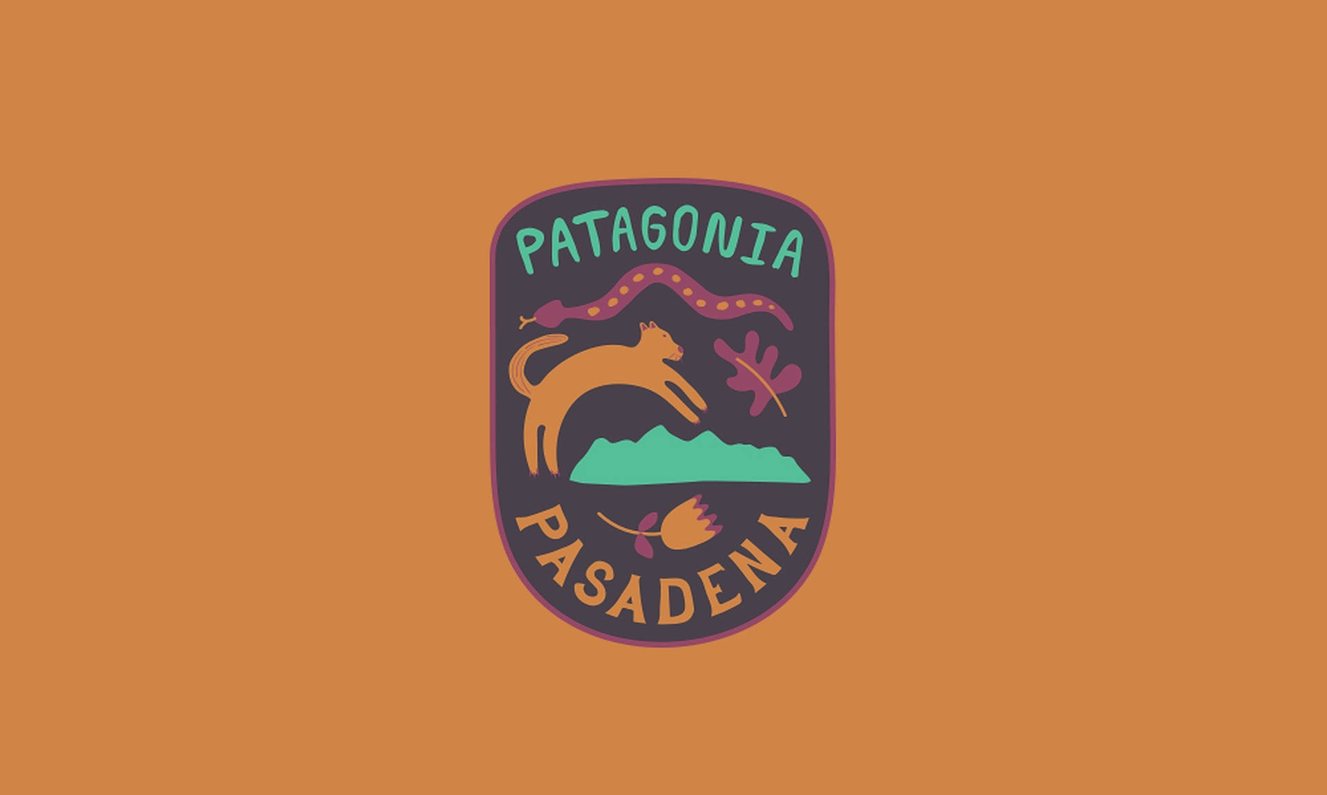 Patagonia Pasadena Logo Wallpaper