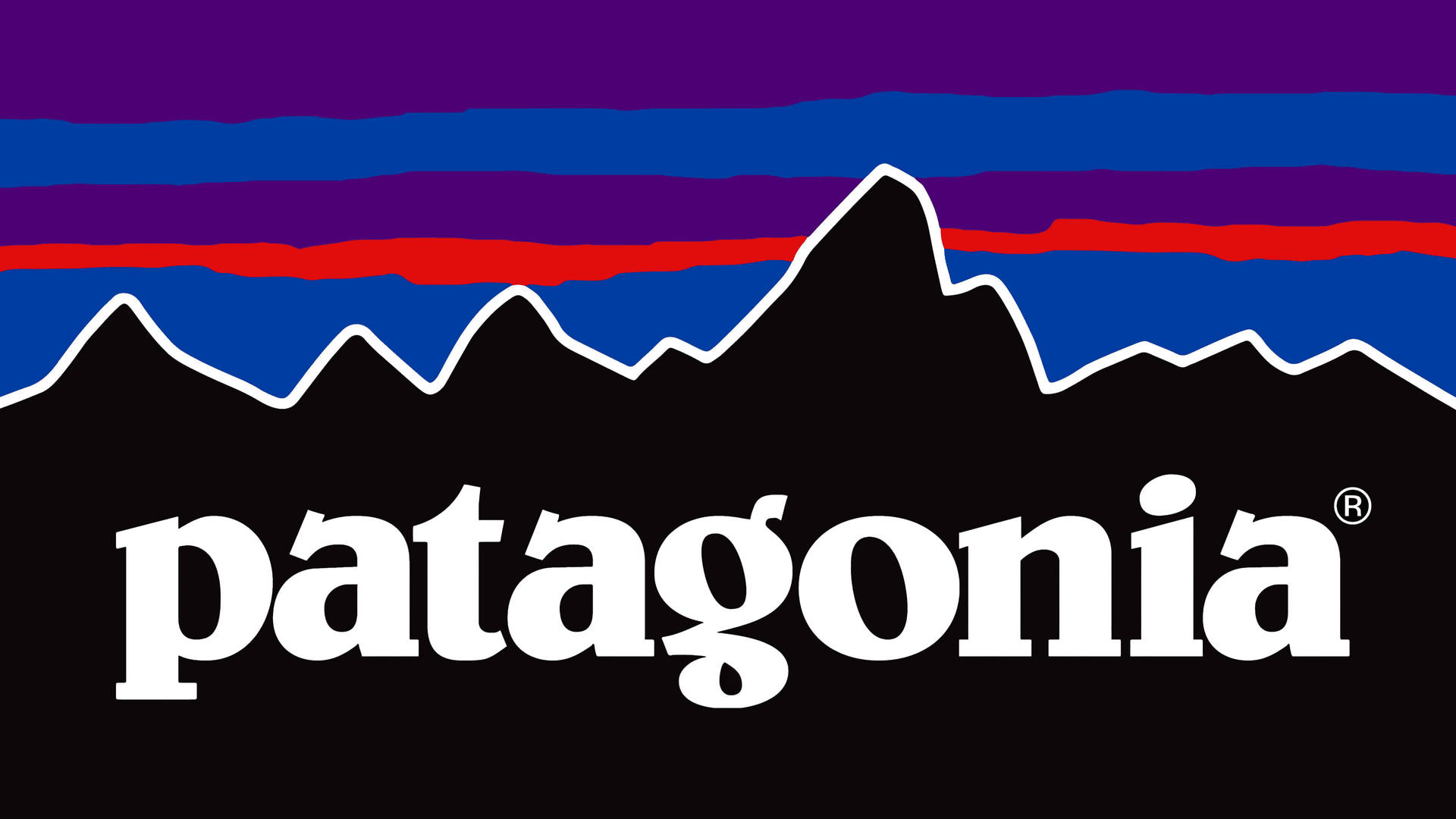 Patagonia Purple Logo Wallpaper